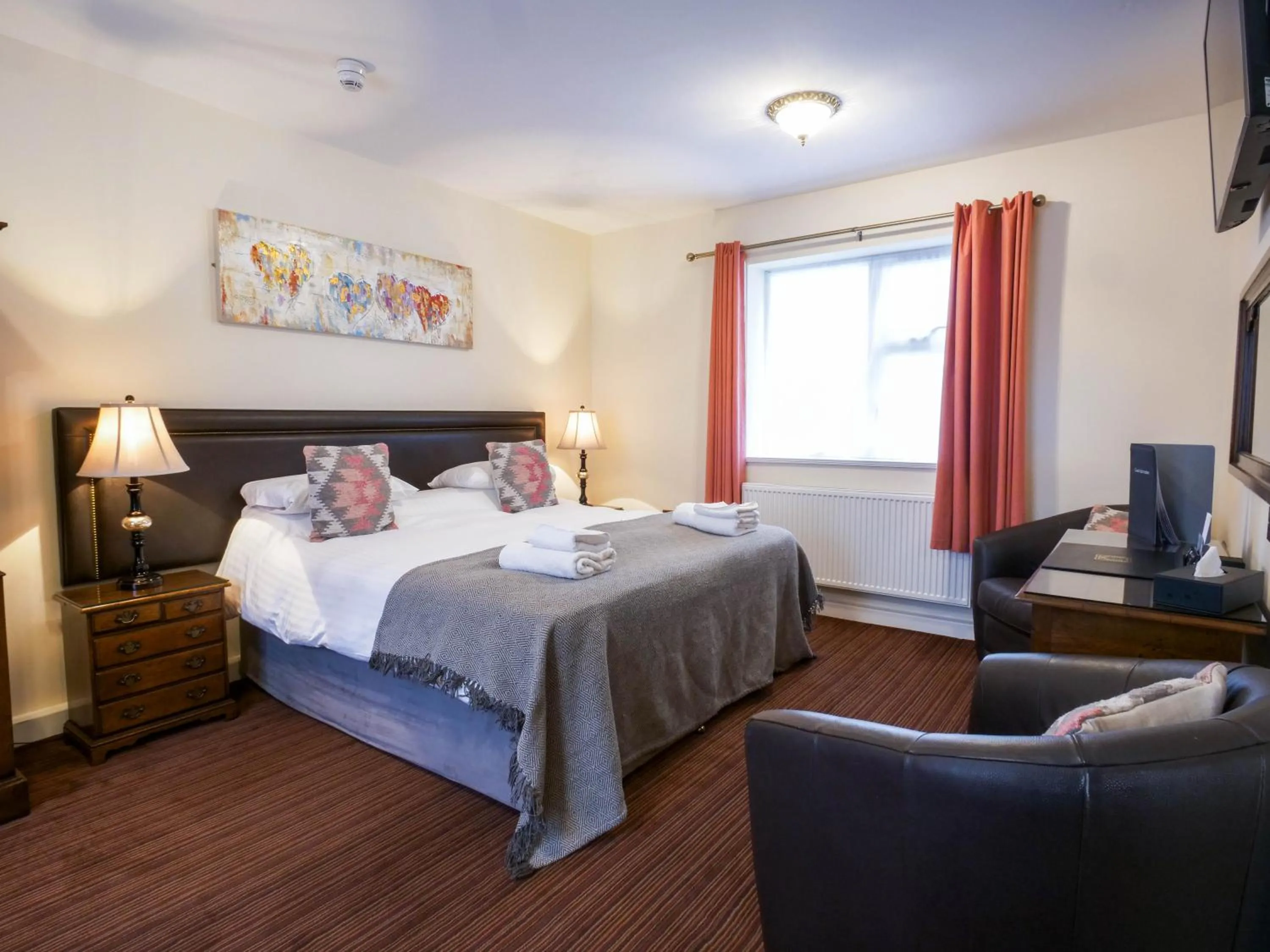 Bedroom, Bed in The Black Boy Inn