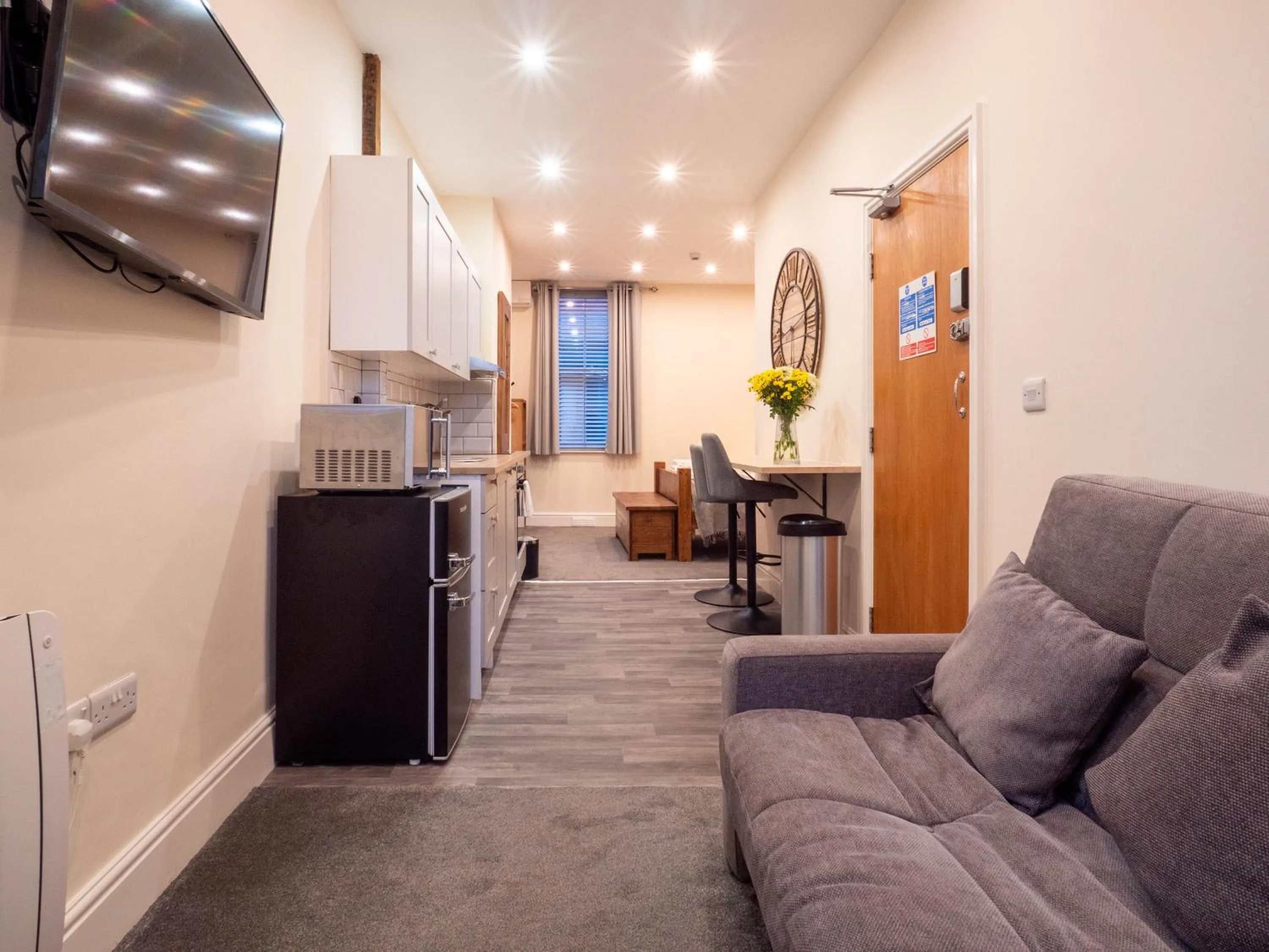 Bed in The Black Boy Inn