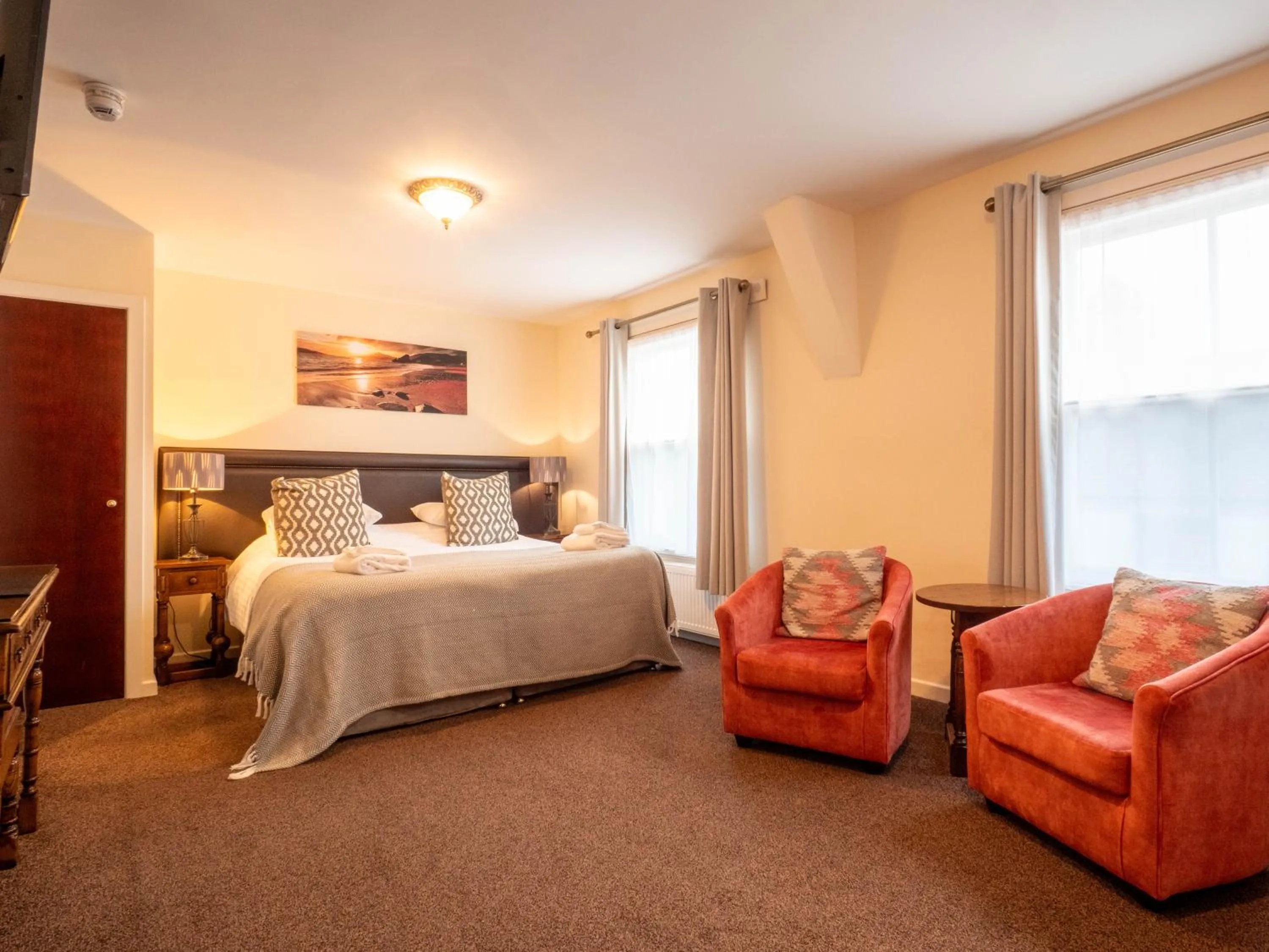 Bedroom, Bed in The Black Boy Inn