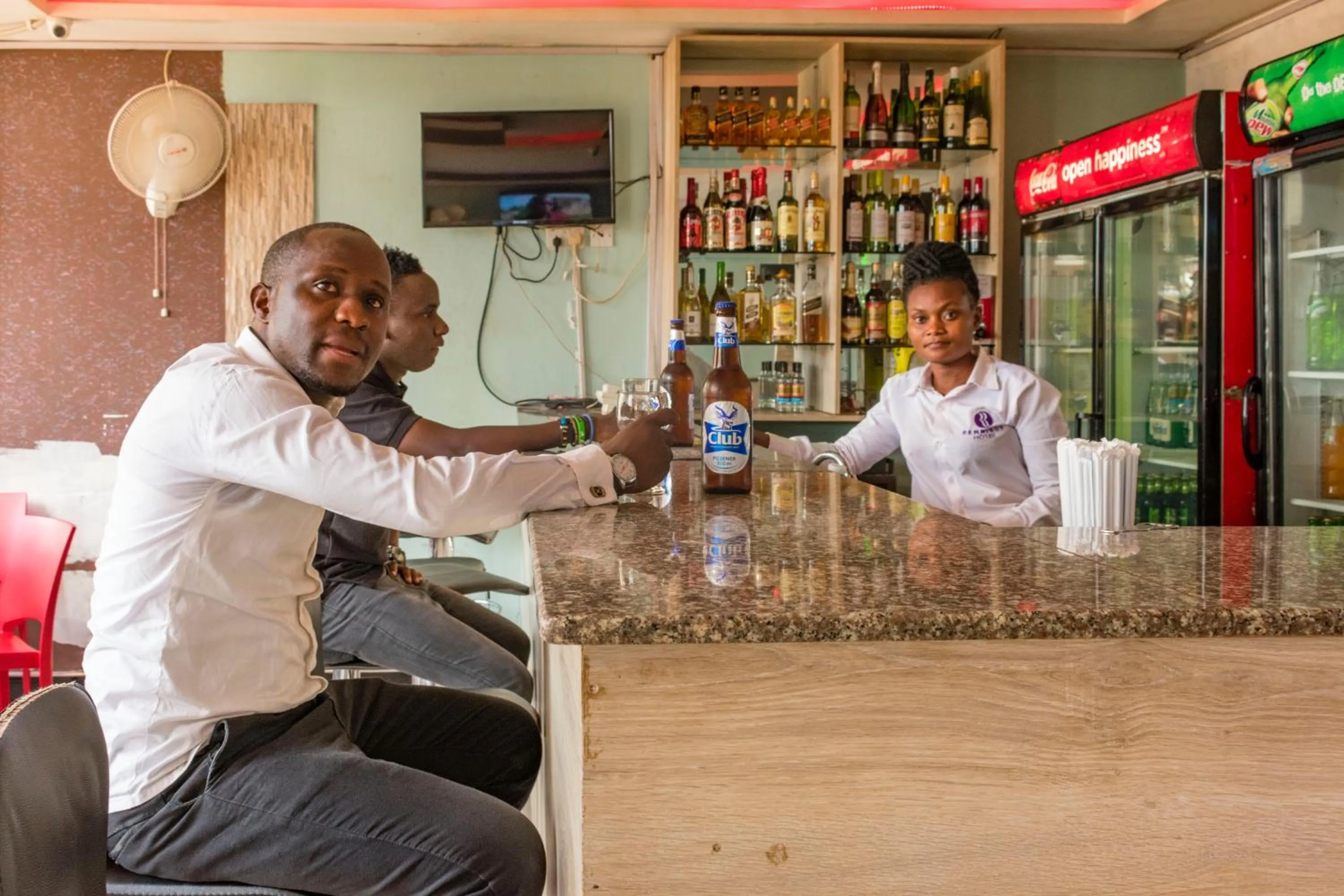 Staff in Remmings Hotel Kampala