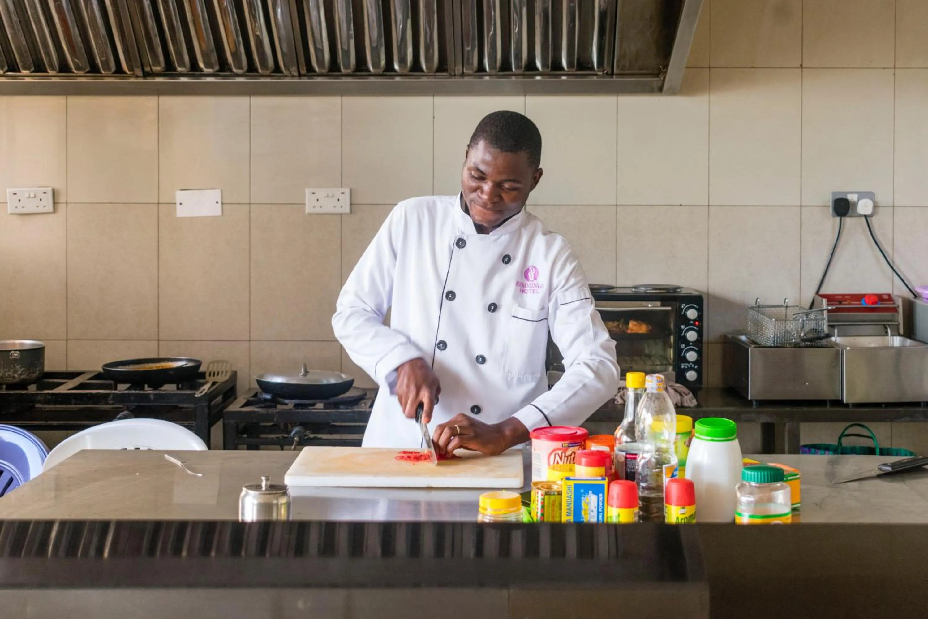 People in Remmings Hotel Kampala