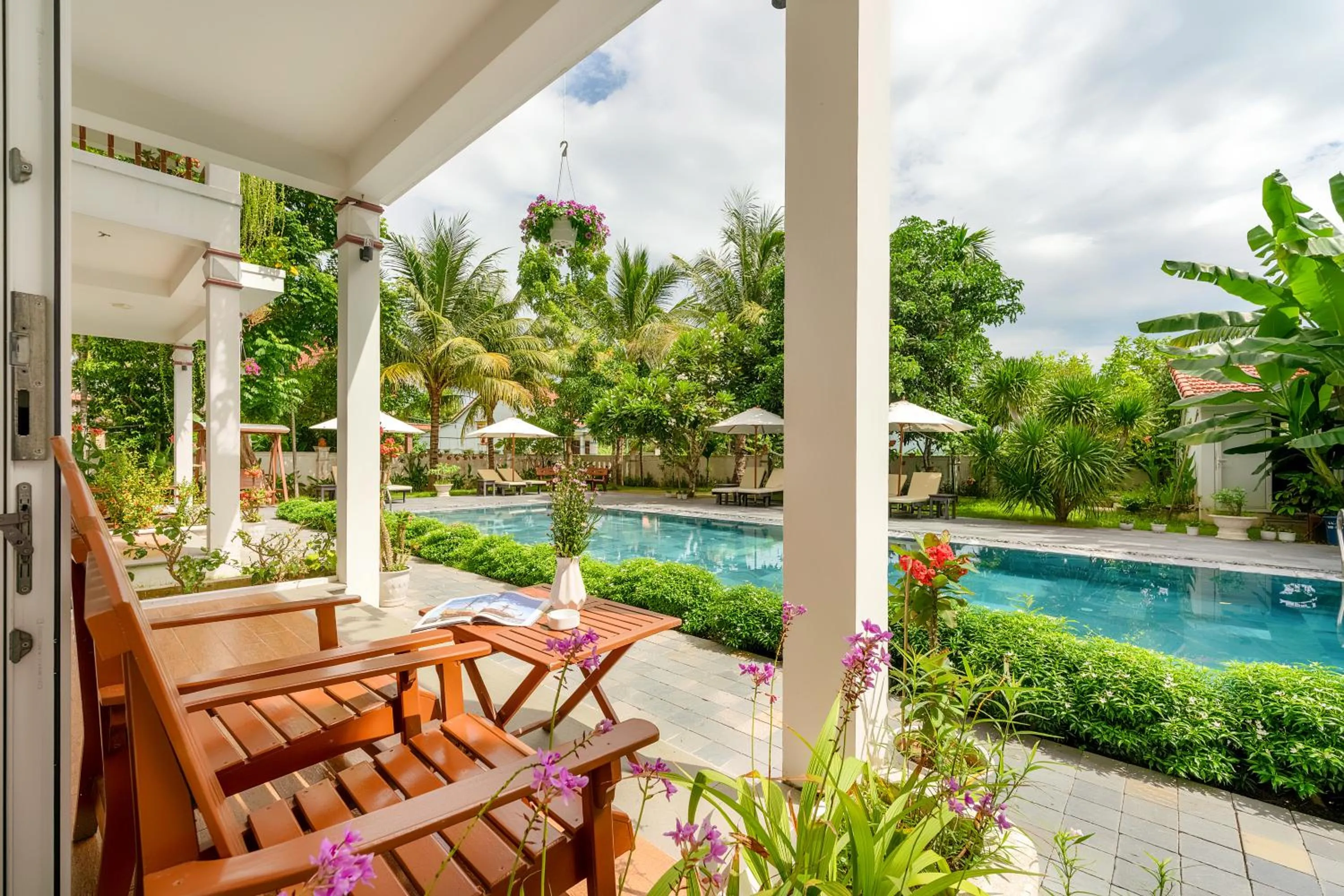 Patio in Hoi An Palmy Villa