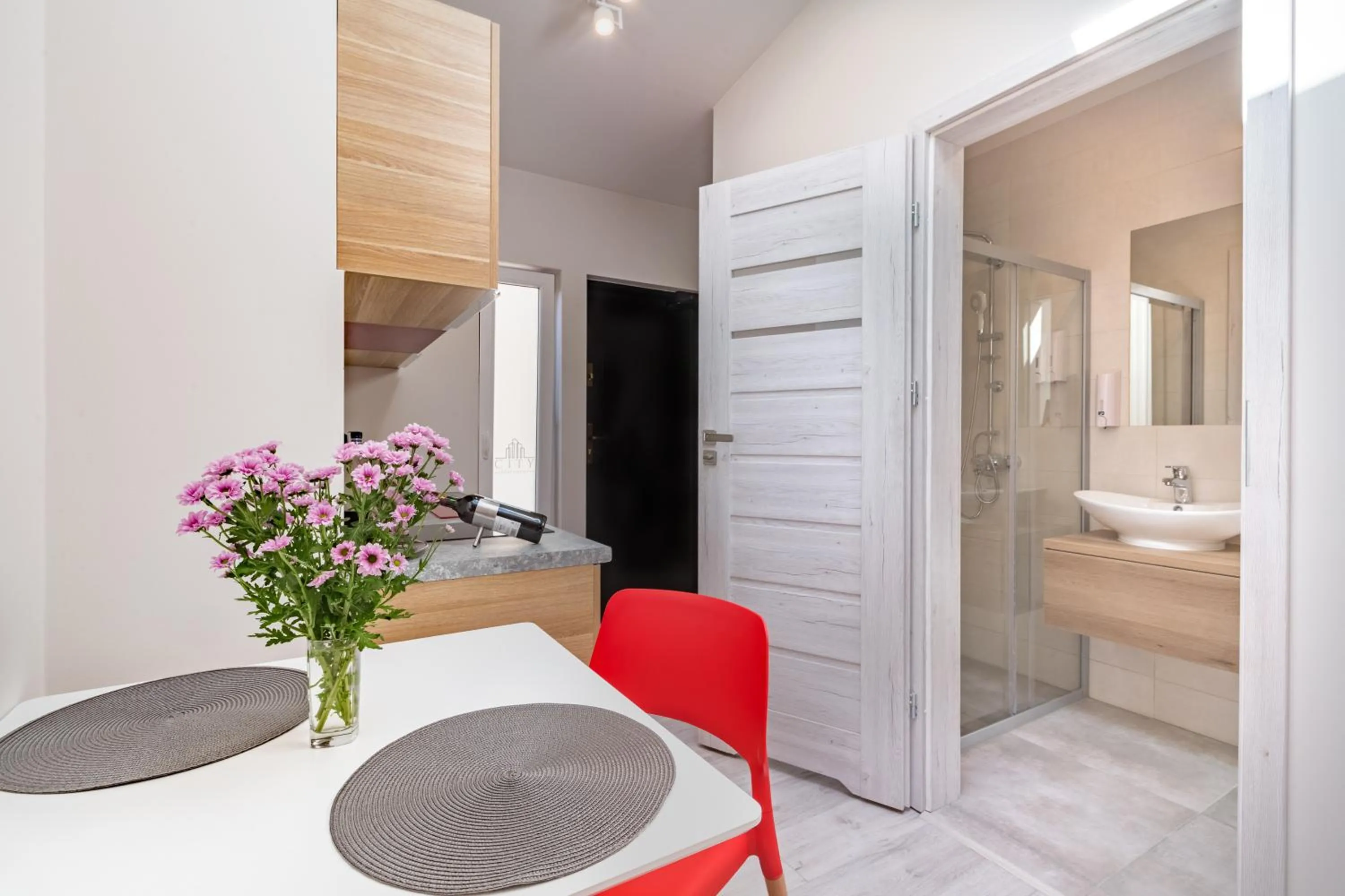 Bathroom in Apartamenty City.