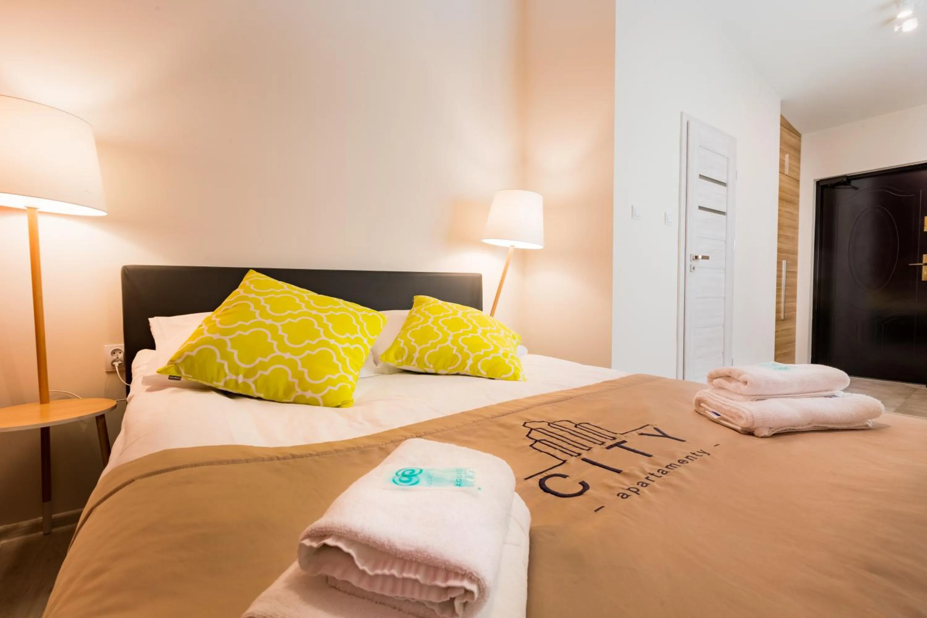 Photo of the whole room, Bed in Apartamenty City.