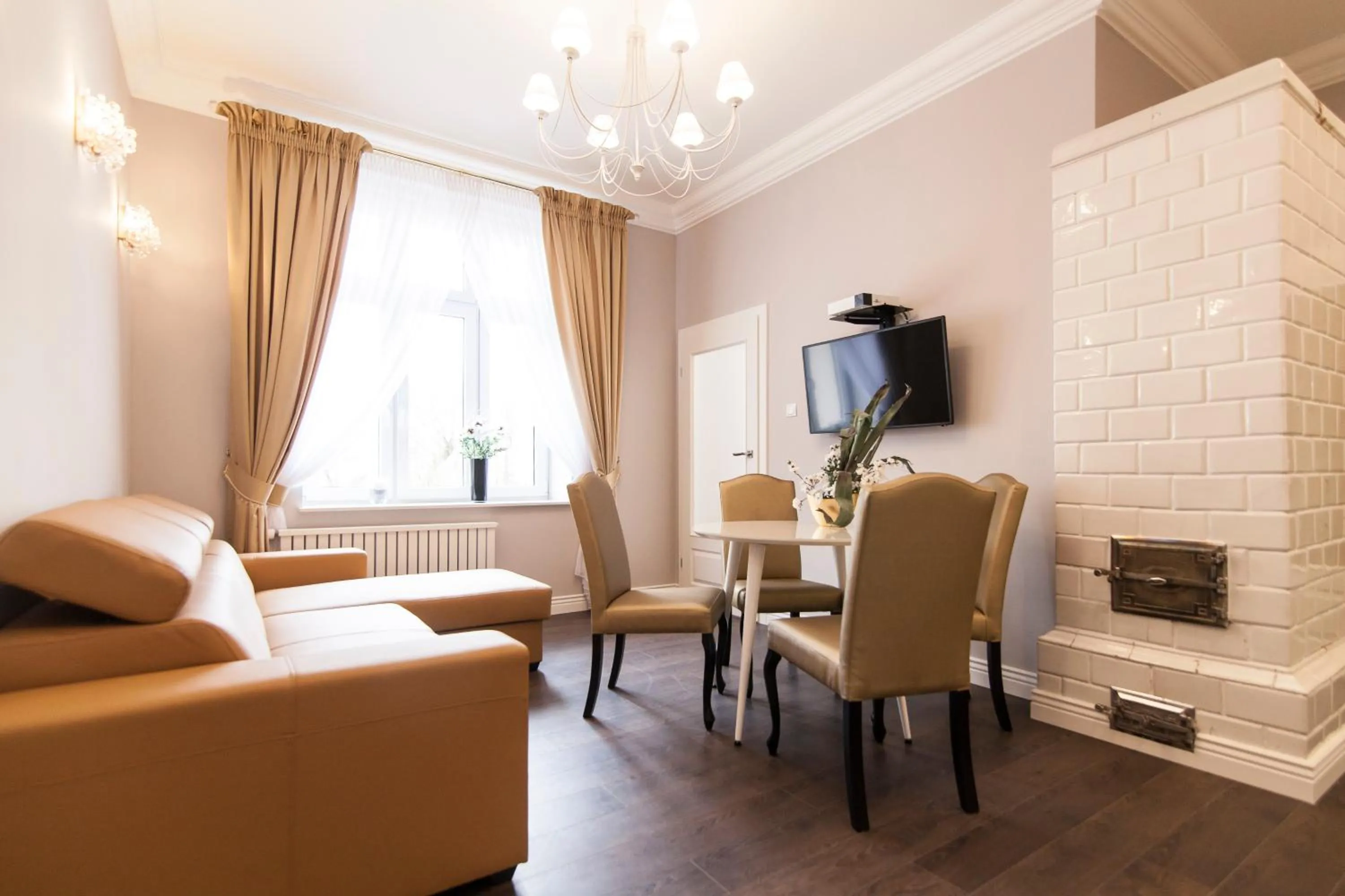 Living room in Apartamenty City.