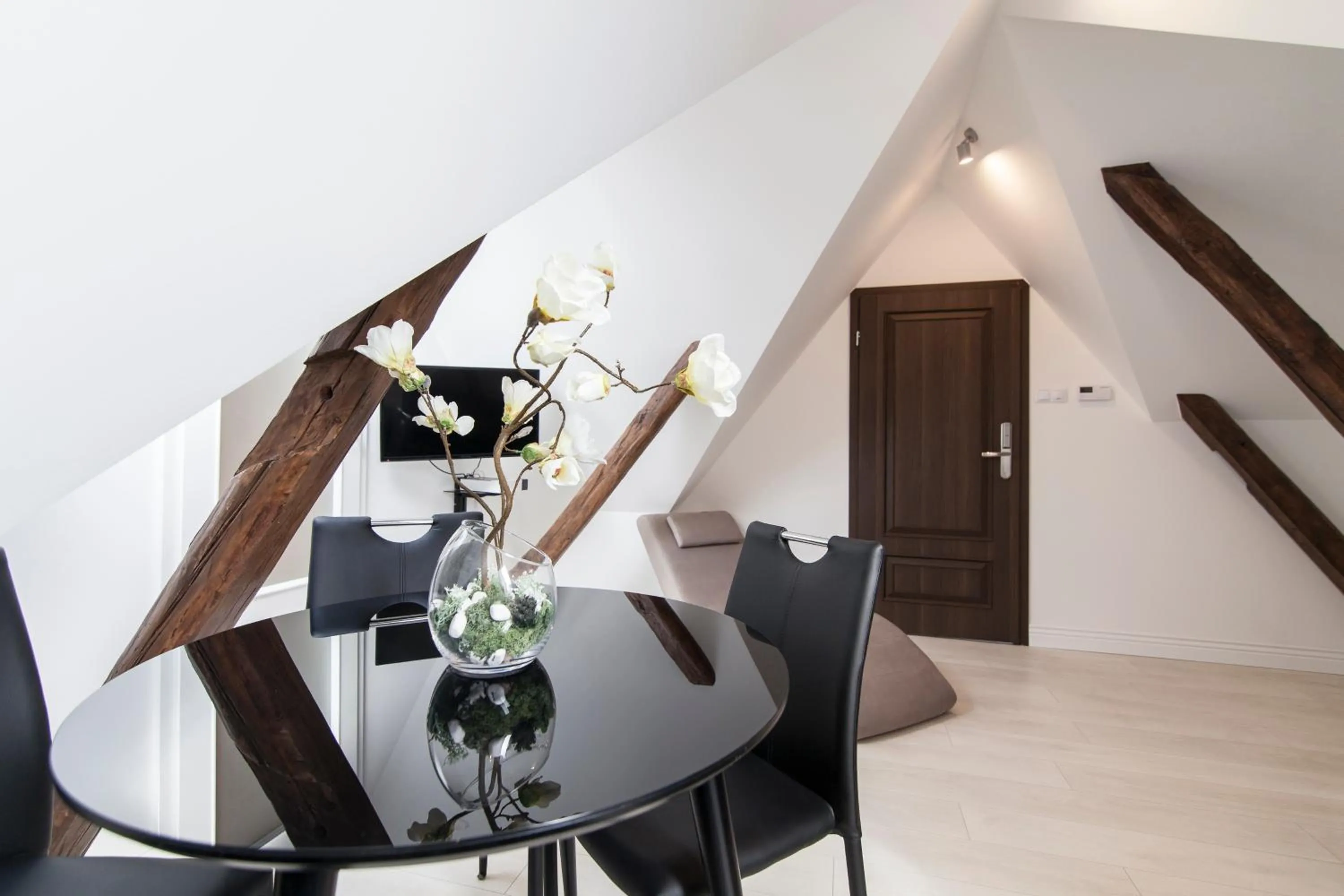 Living room in Apartamenty City.