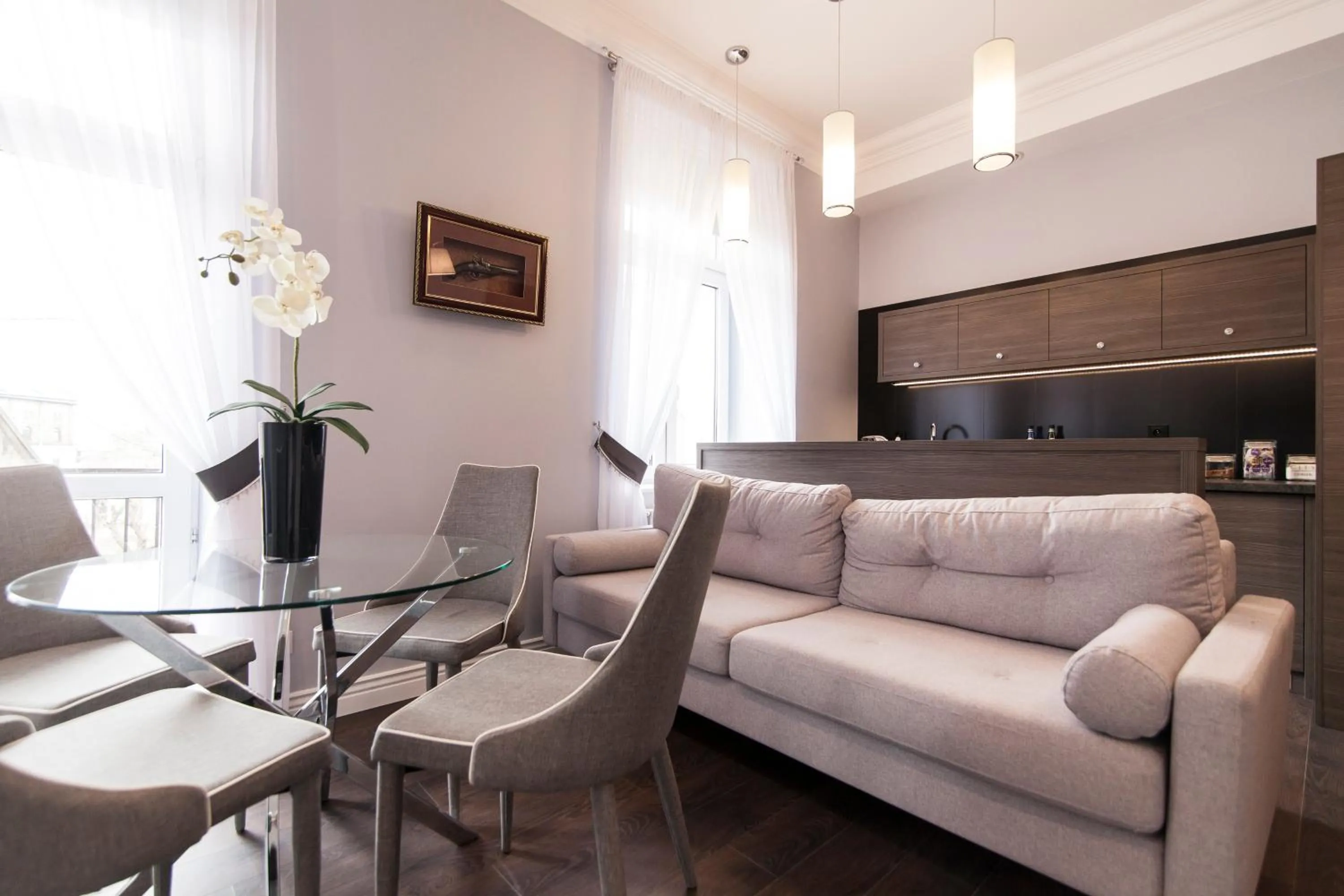 Living room in Apartamenty City.