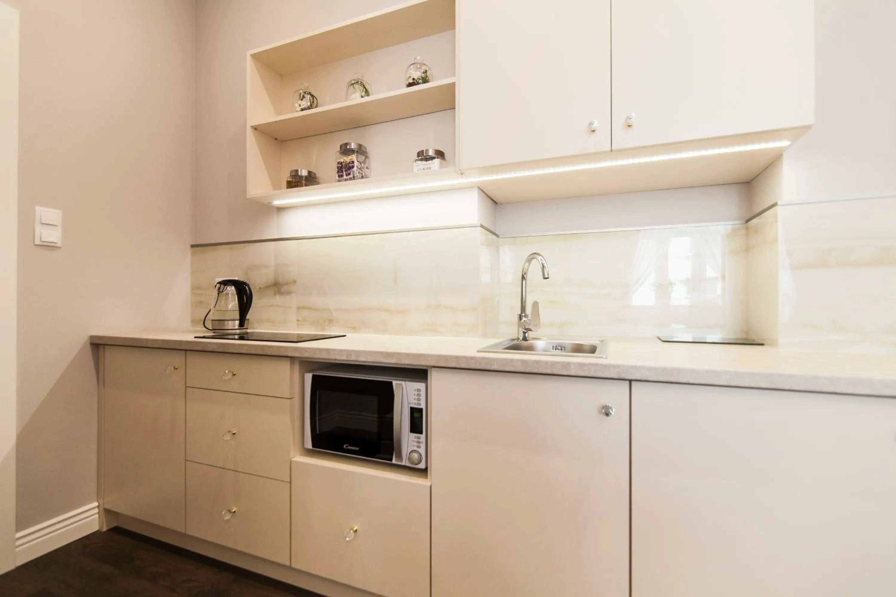 Kitchen or kitchenette in Apartamenty City.