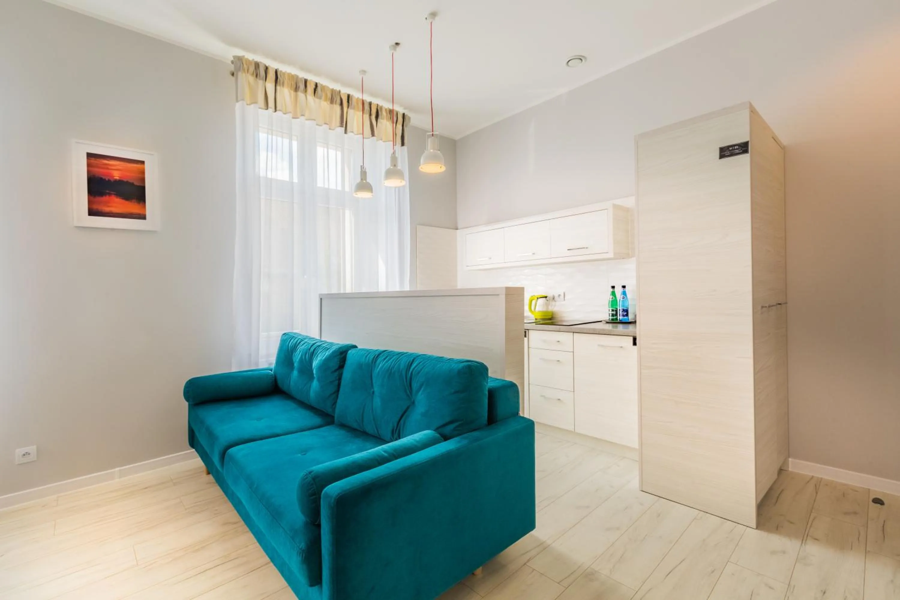 Coffee/tea facilities in Apartamenty City.