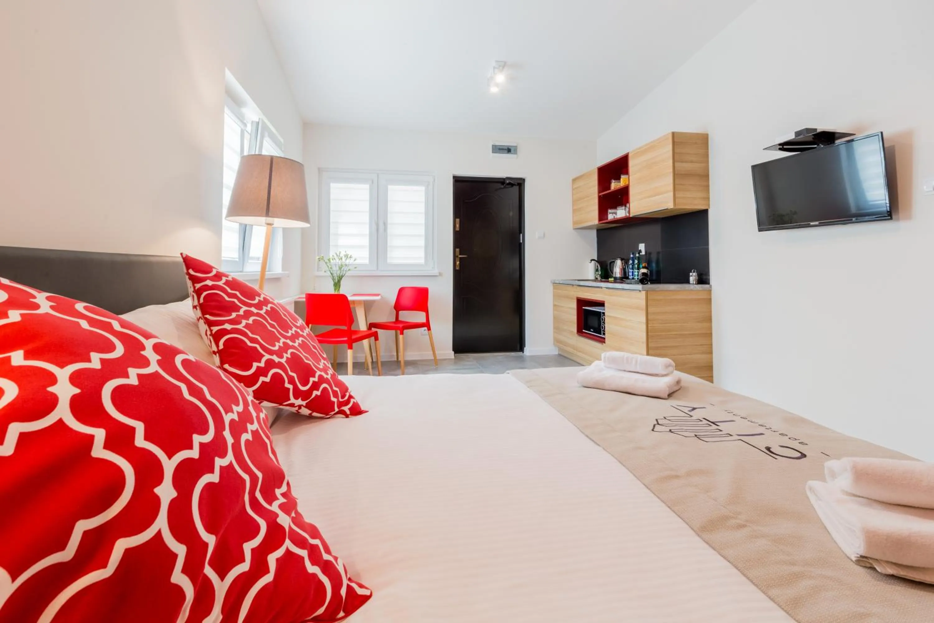Photo of the whole room, Bed in Apartamenty City.