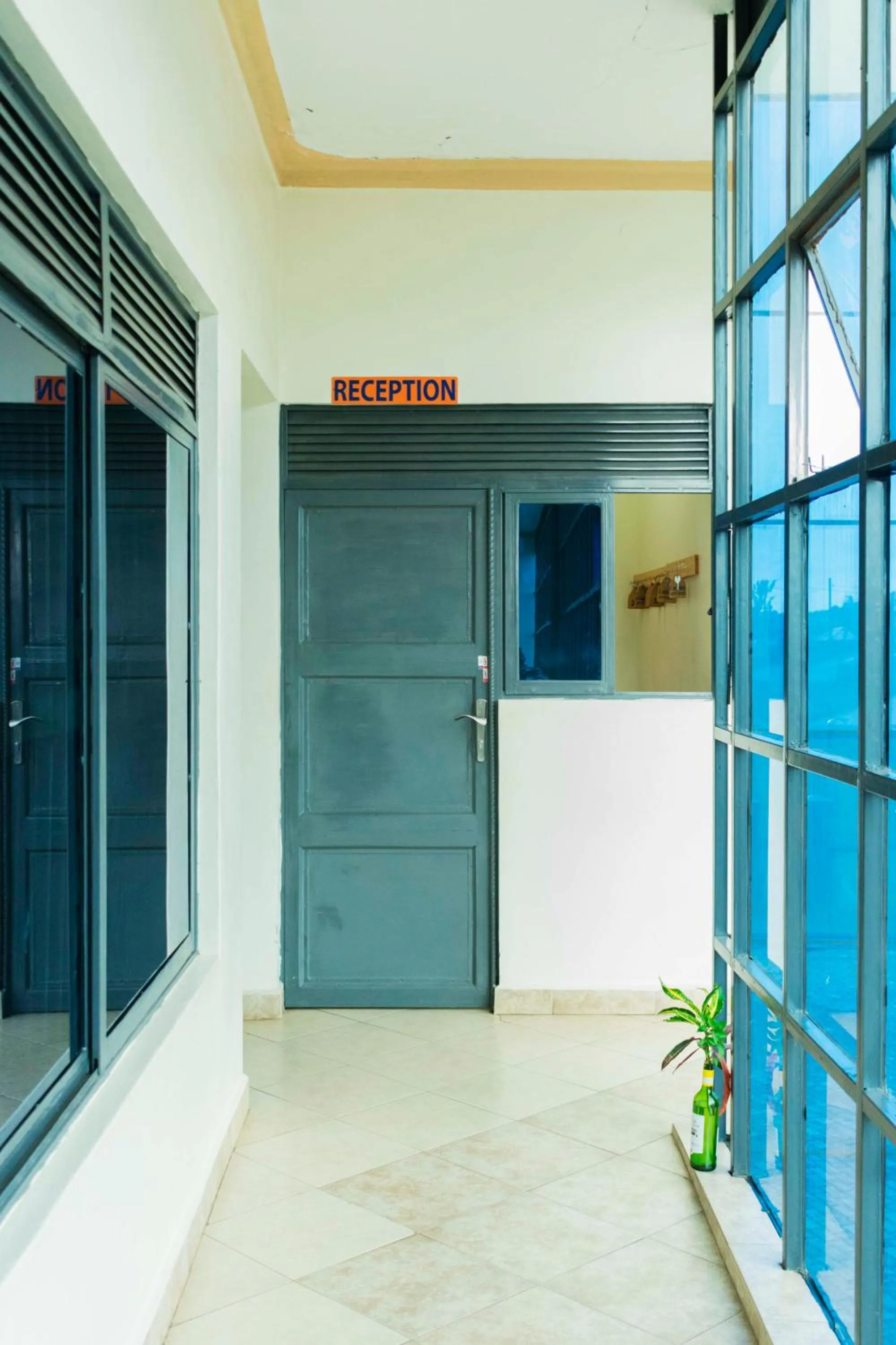 Lobby or reception in Japs Motel Mbarara