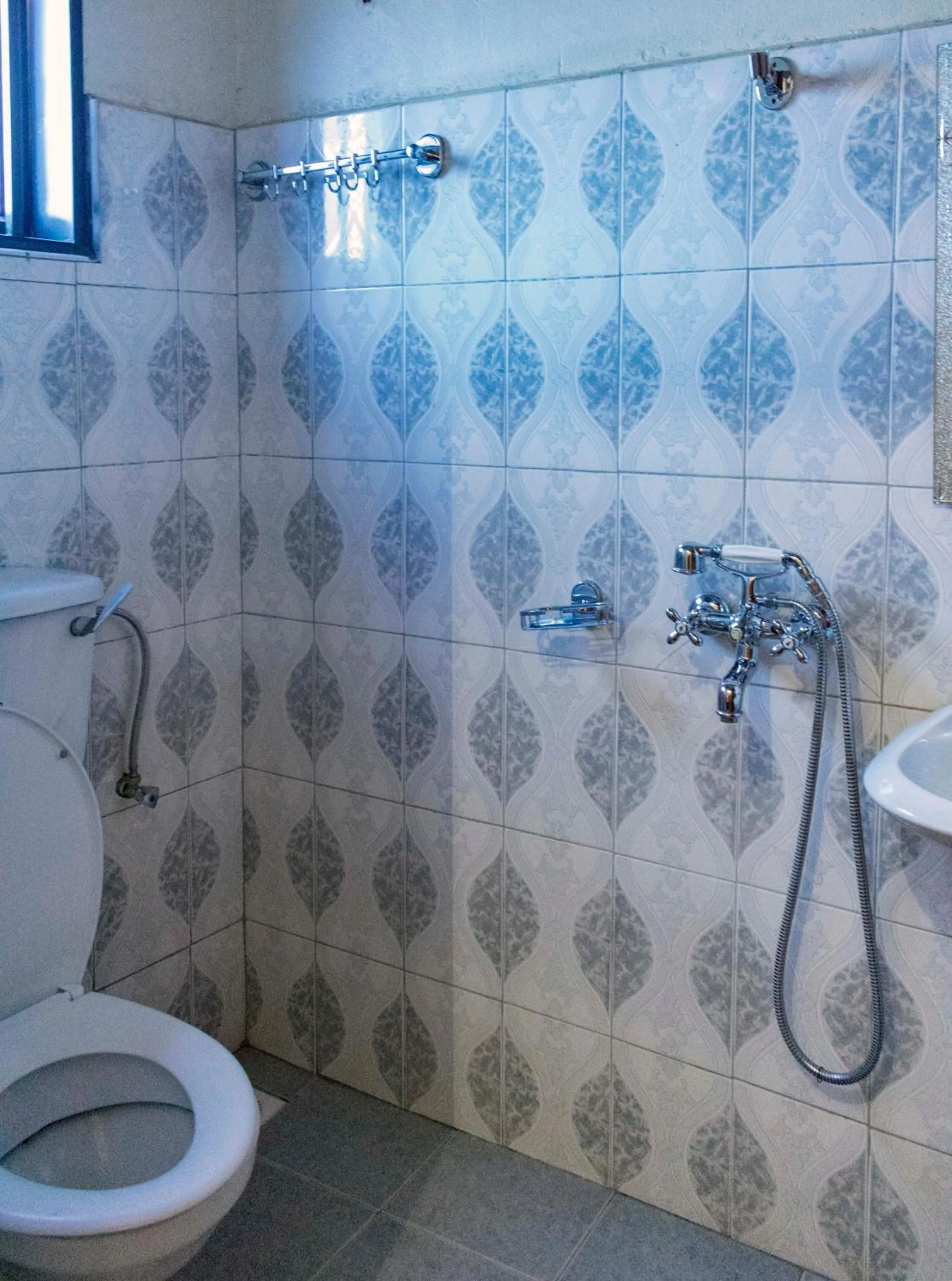 Shower in Japs Motel Mbarara