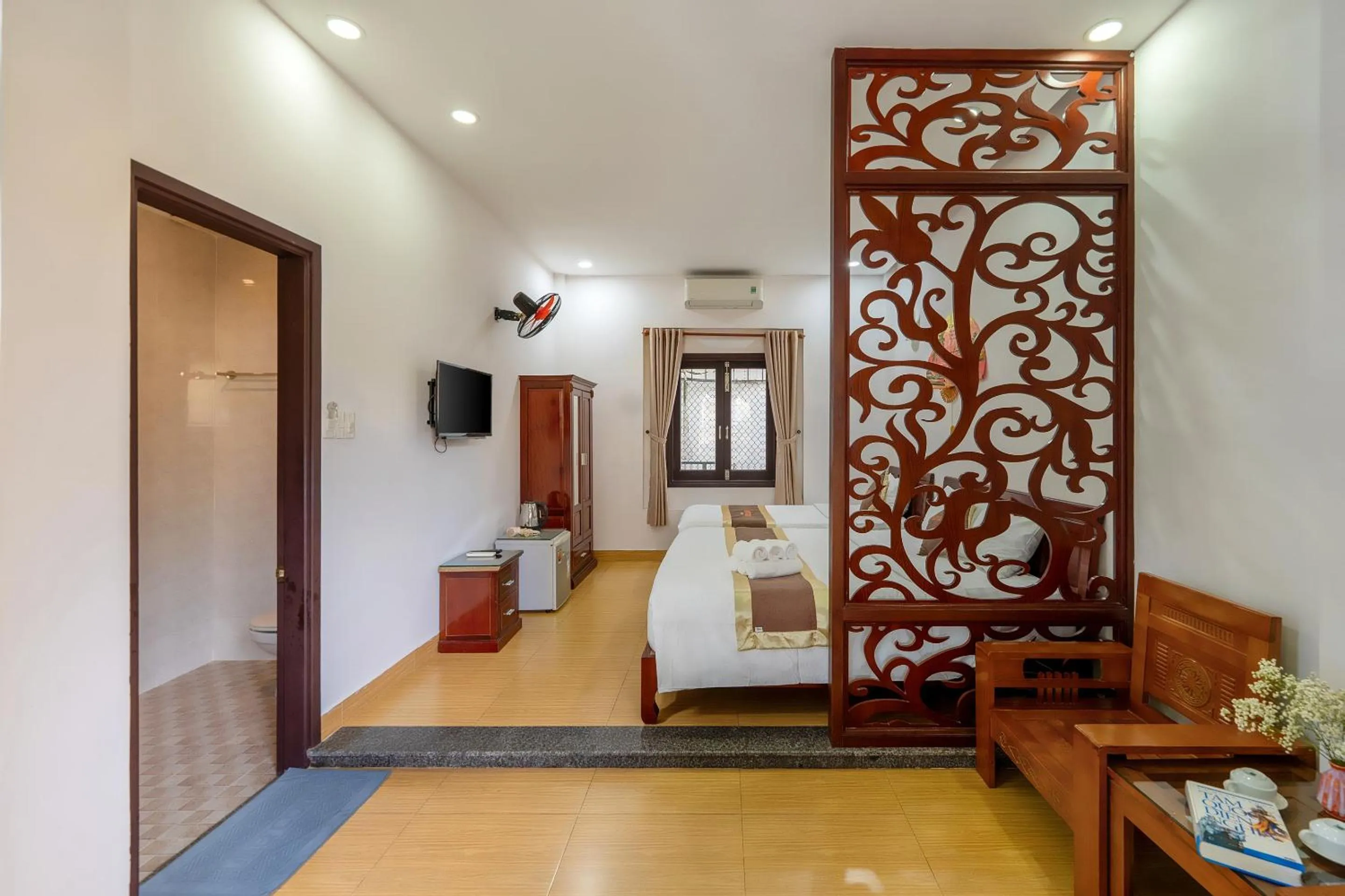 Bed in Smart Garden Homestay