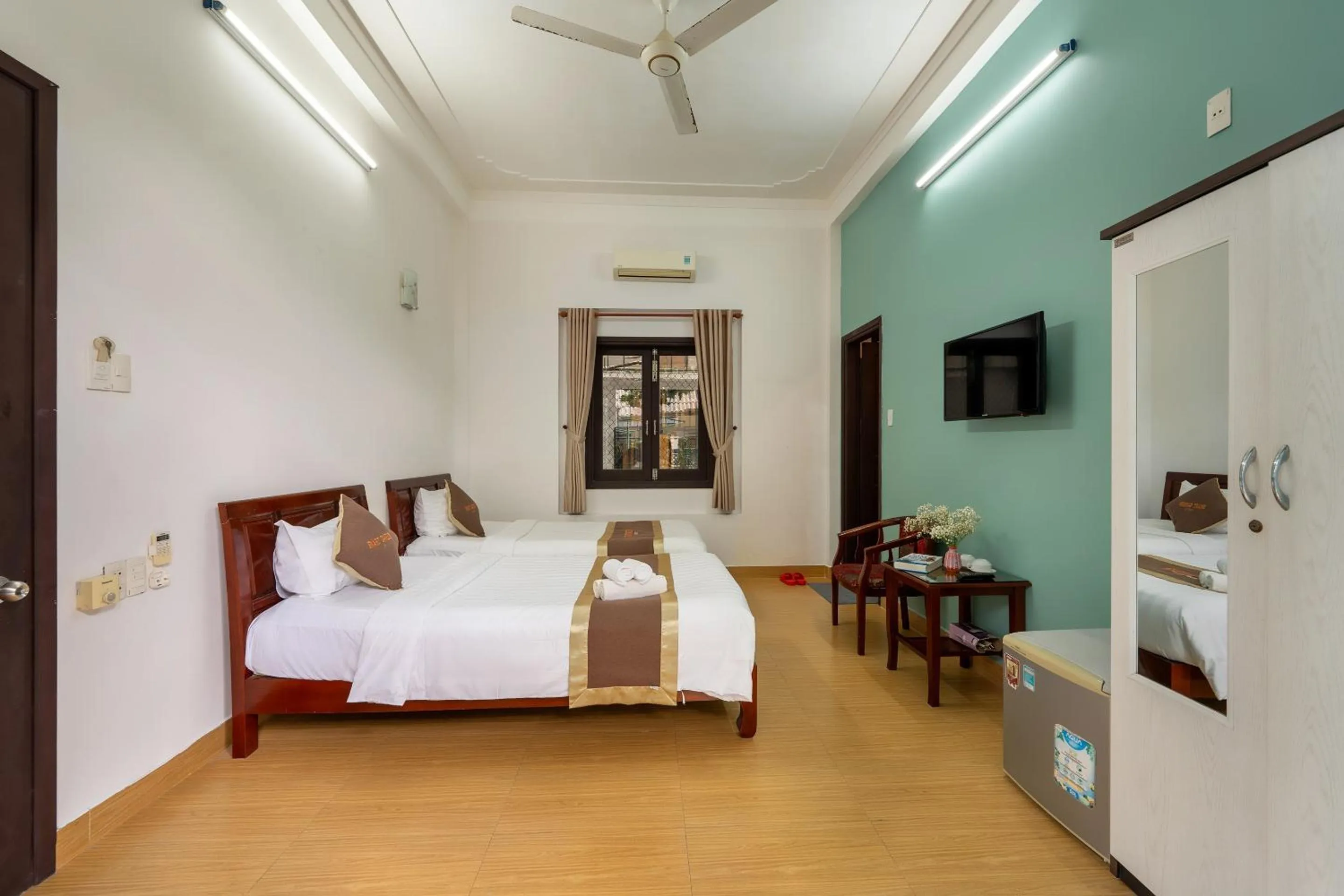 Bed in Smart Garden Homestay