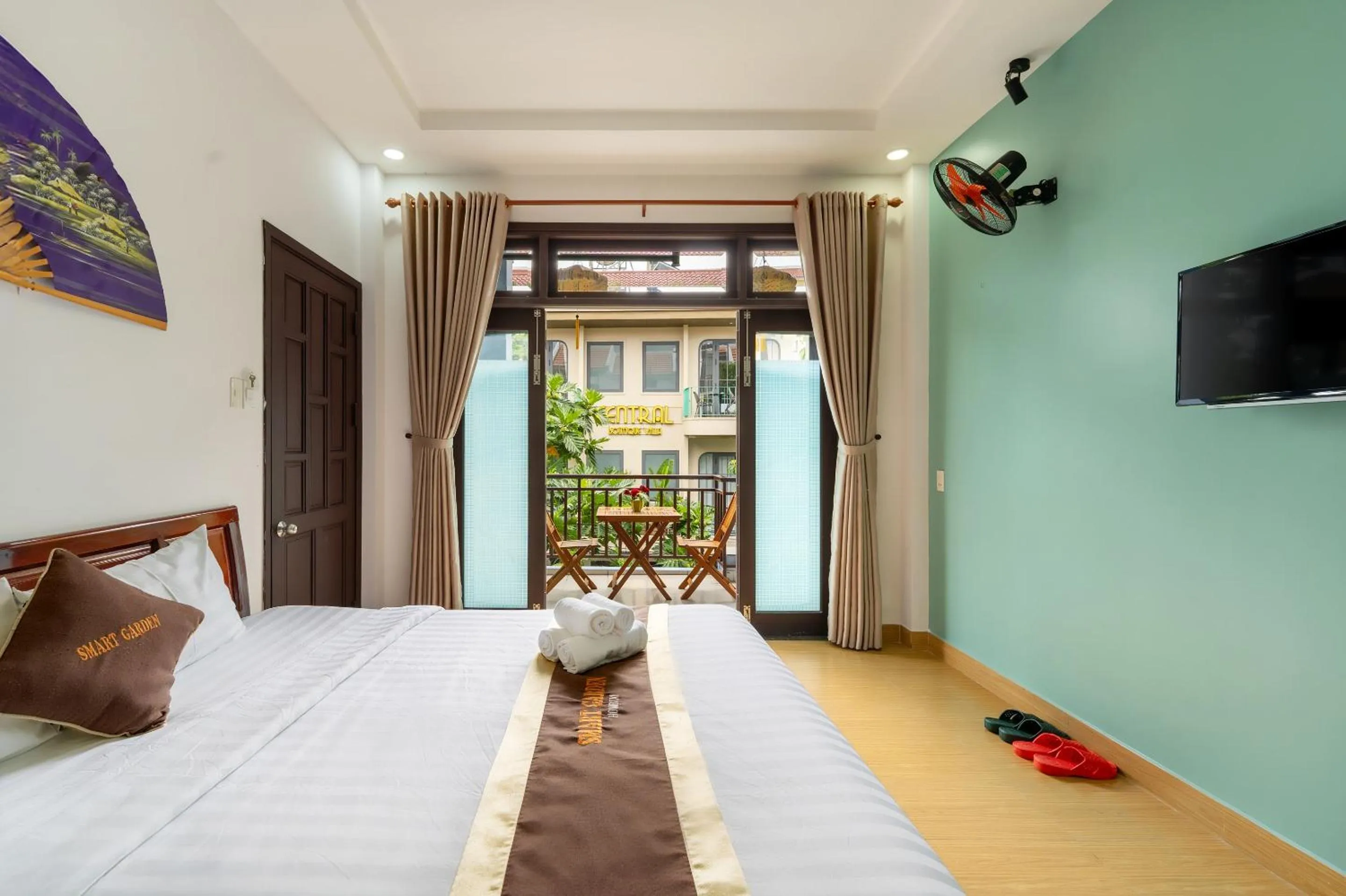 Bed in Smart Garden Homestay