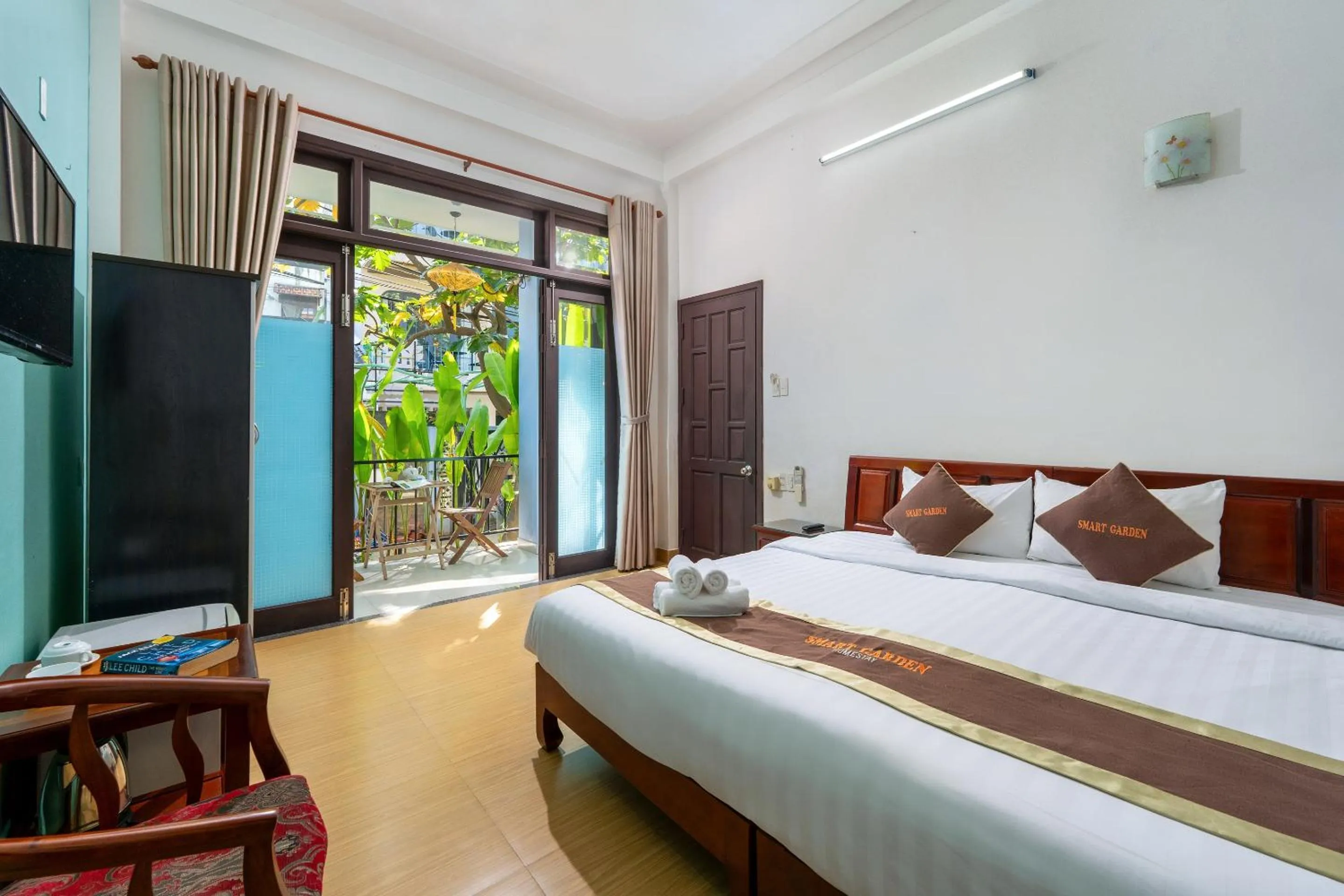 Bed in Smart Garden Homestay