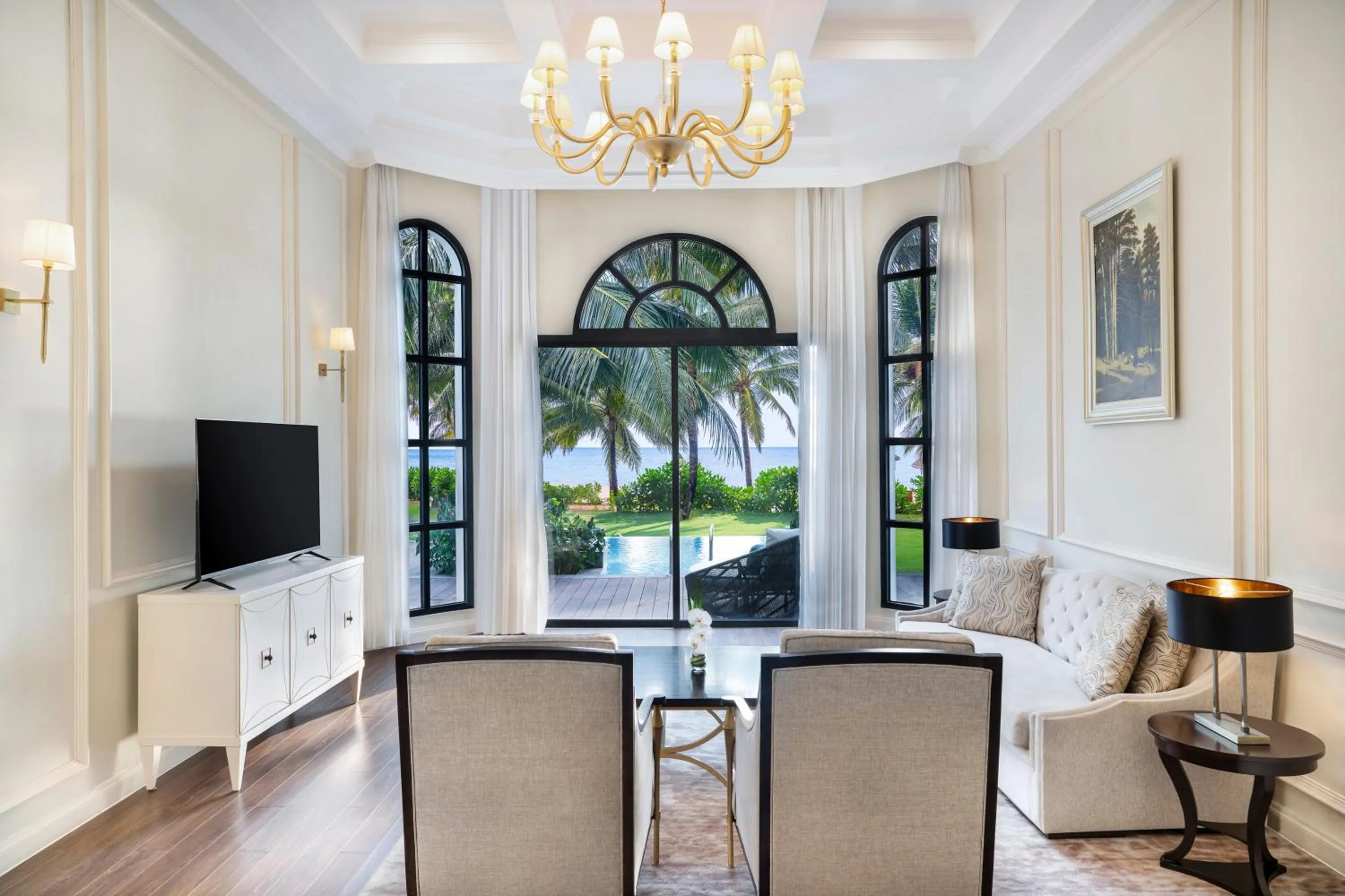 Living room in Melia Vinpearl Phu Quoc