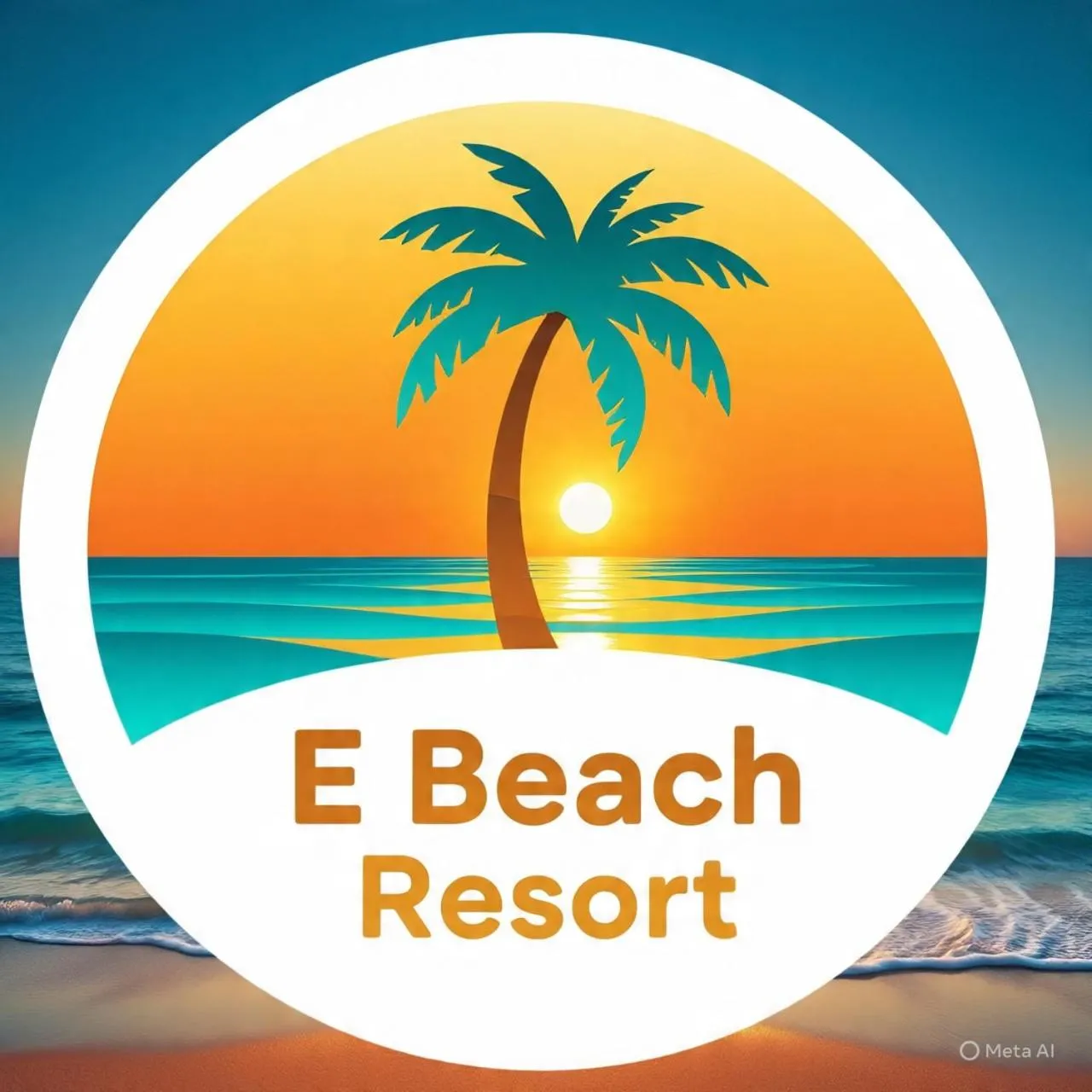 Logo/Certificate/Sign in E-Beach Resort