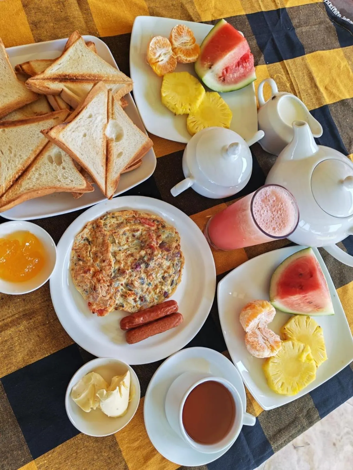 Breakfast in E-Beach Resort