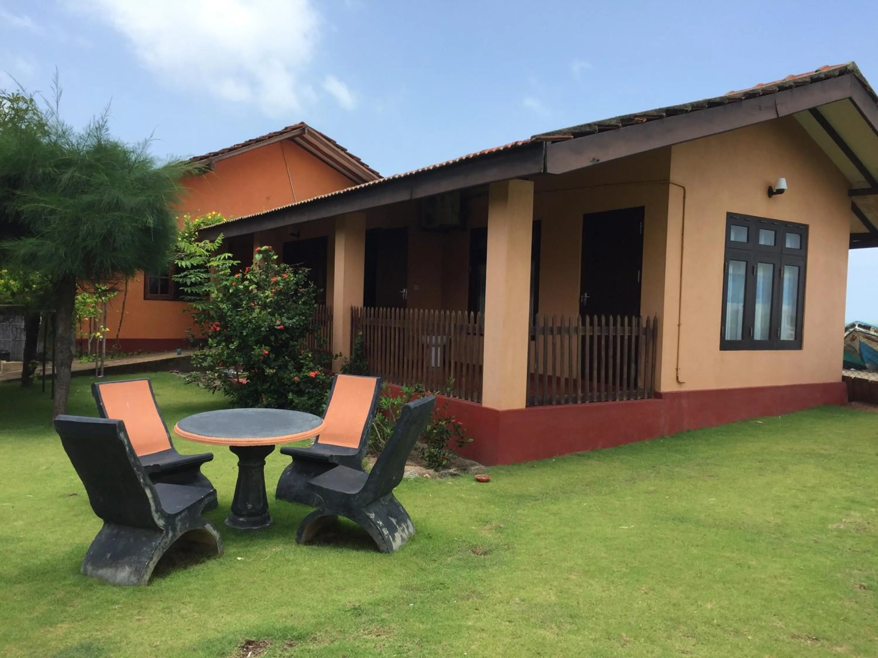 Garden view in E-Beach Resort