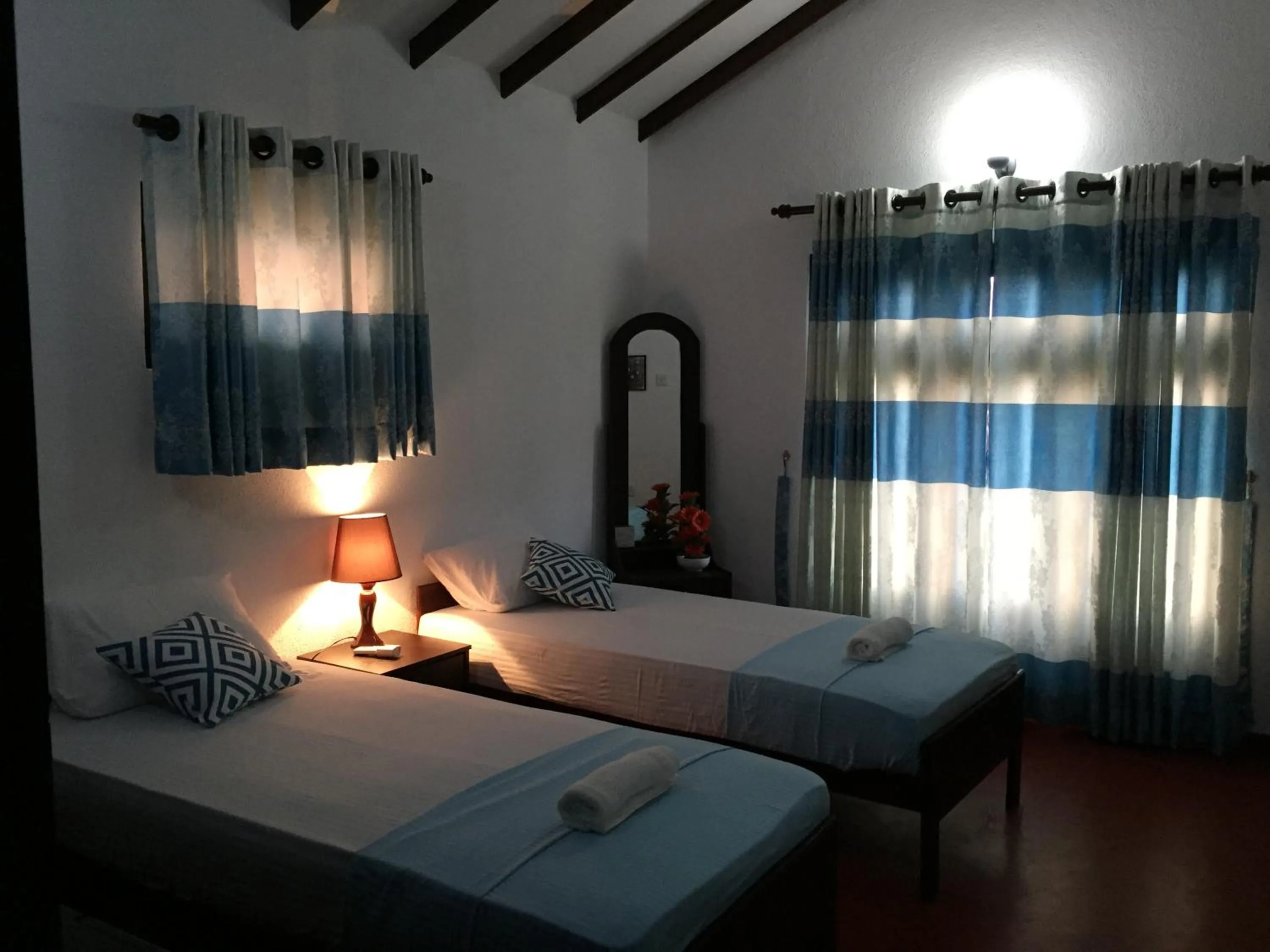 Bed in E-Beach Resort