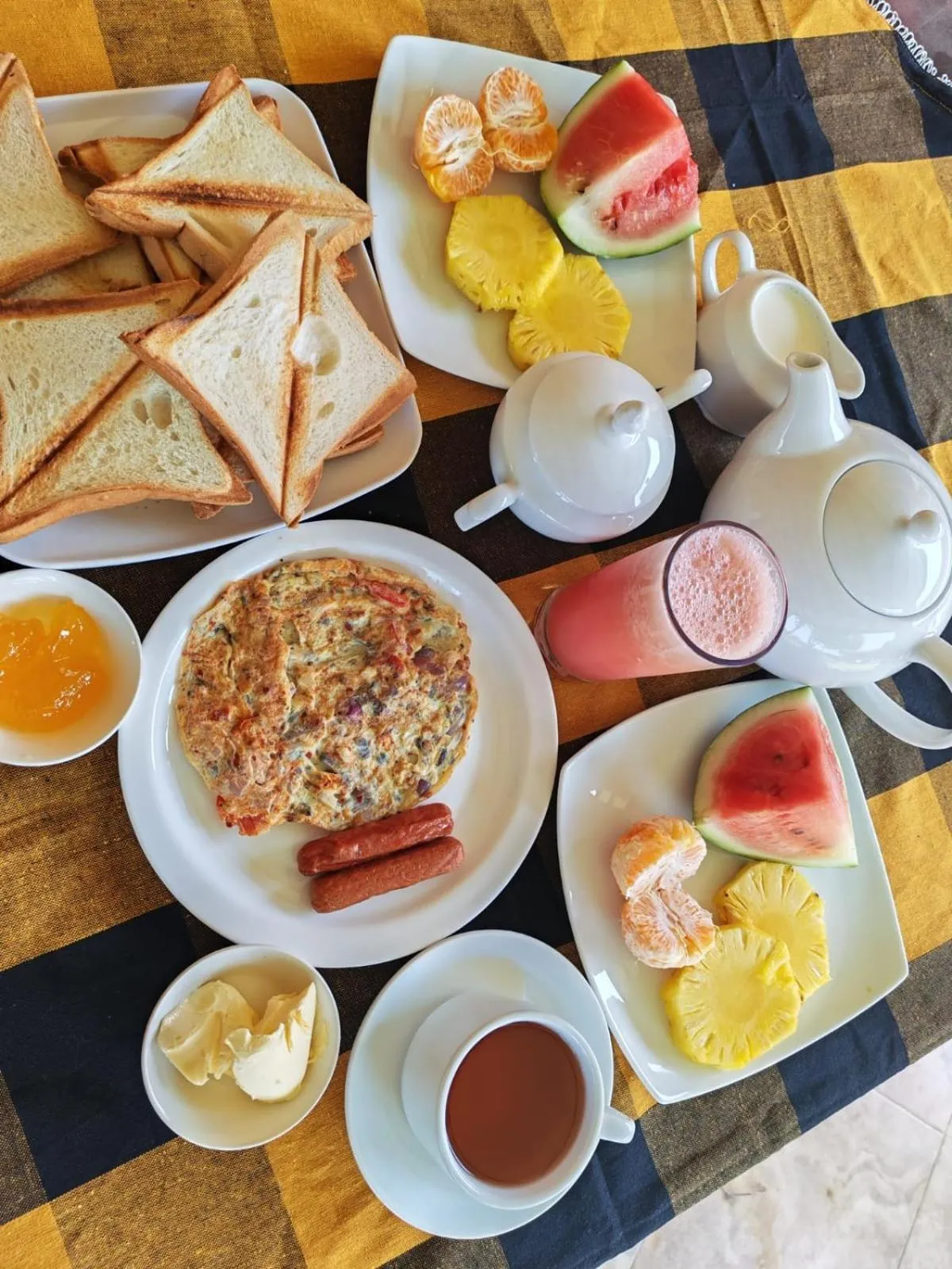 Breakfast in E-Beach Resort