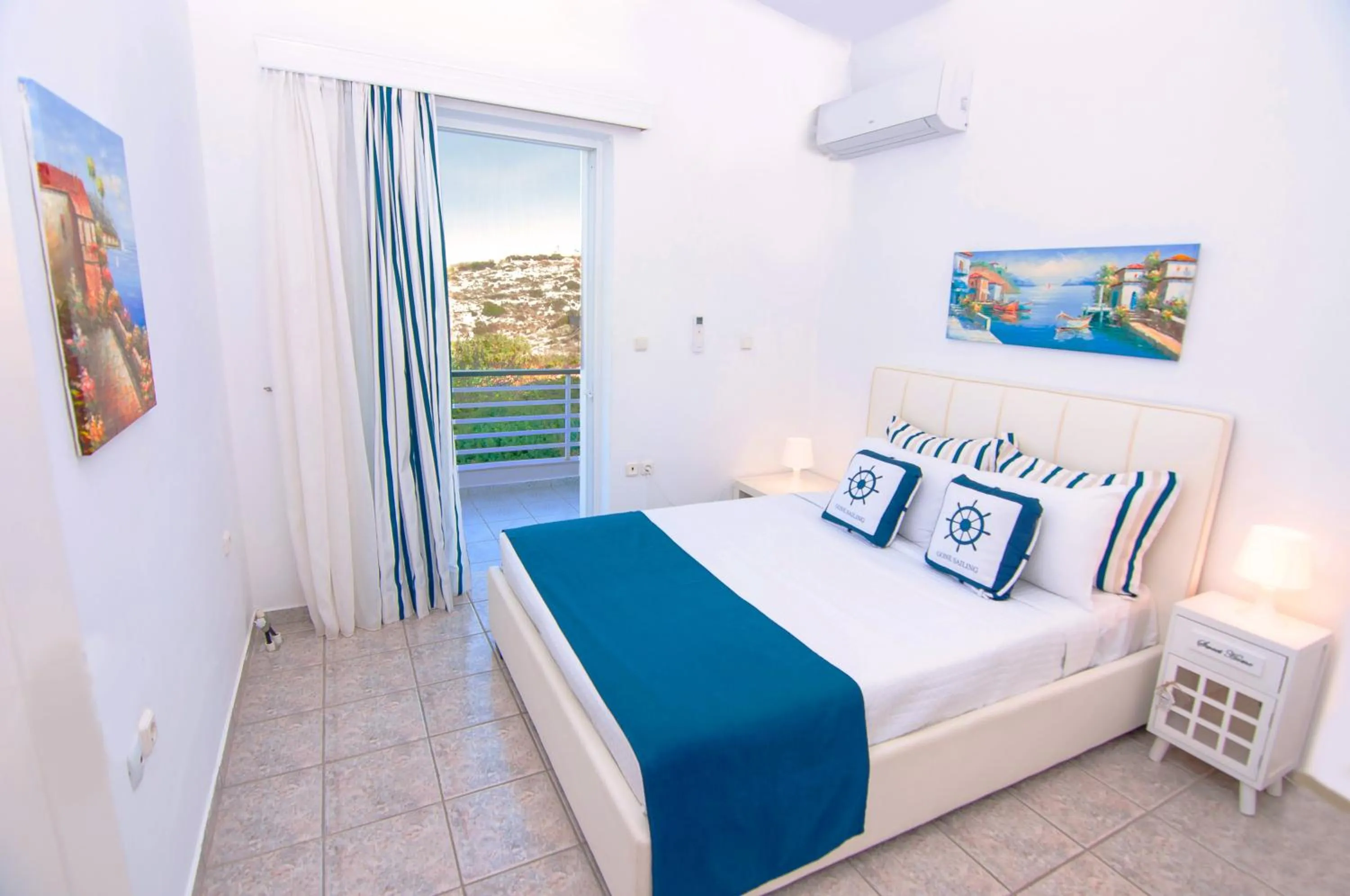 View (from property/room), Bed in Villa Sea View