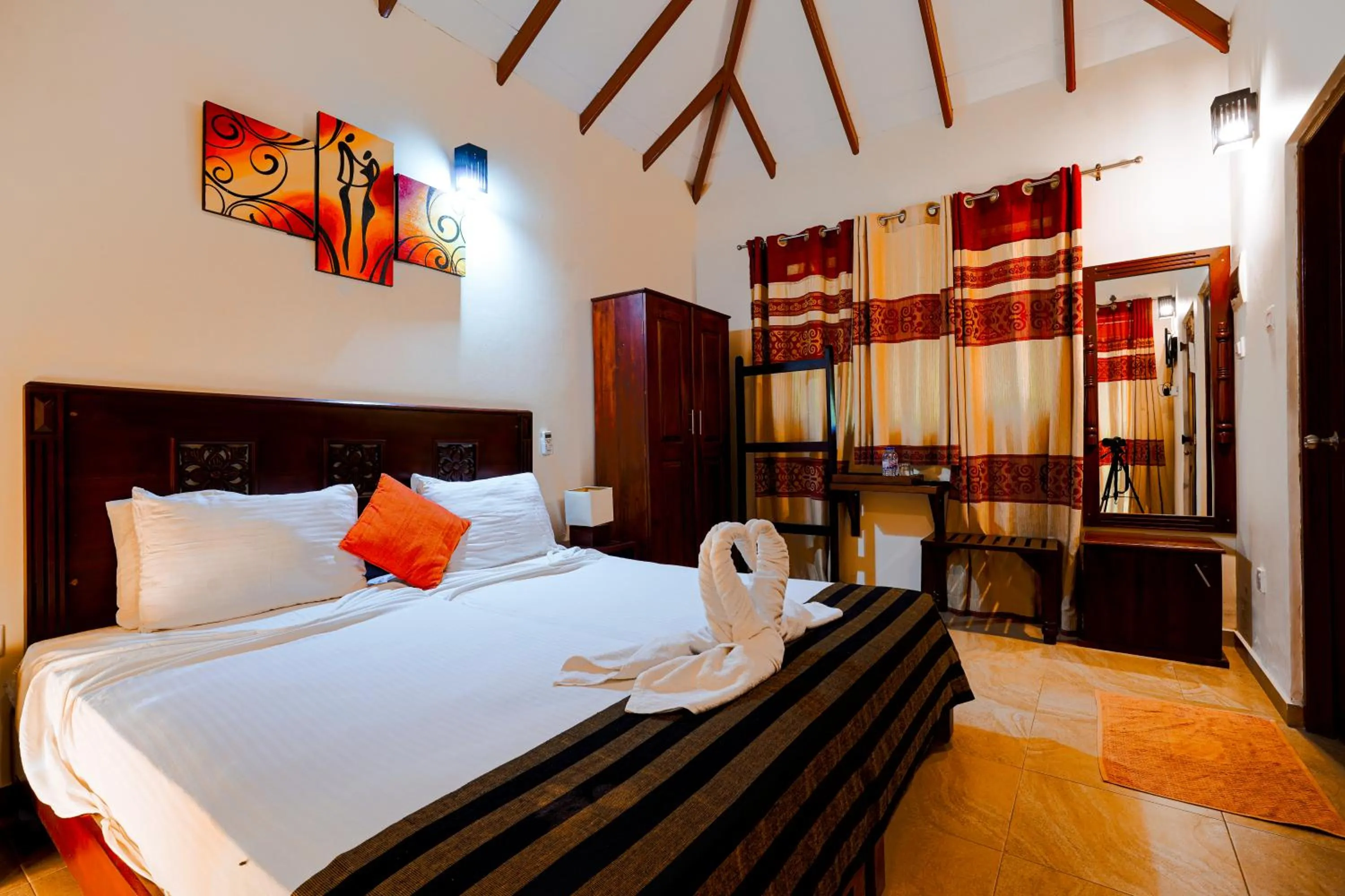 Bed in Safari Lodge Yala