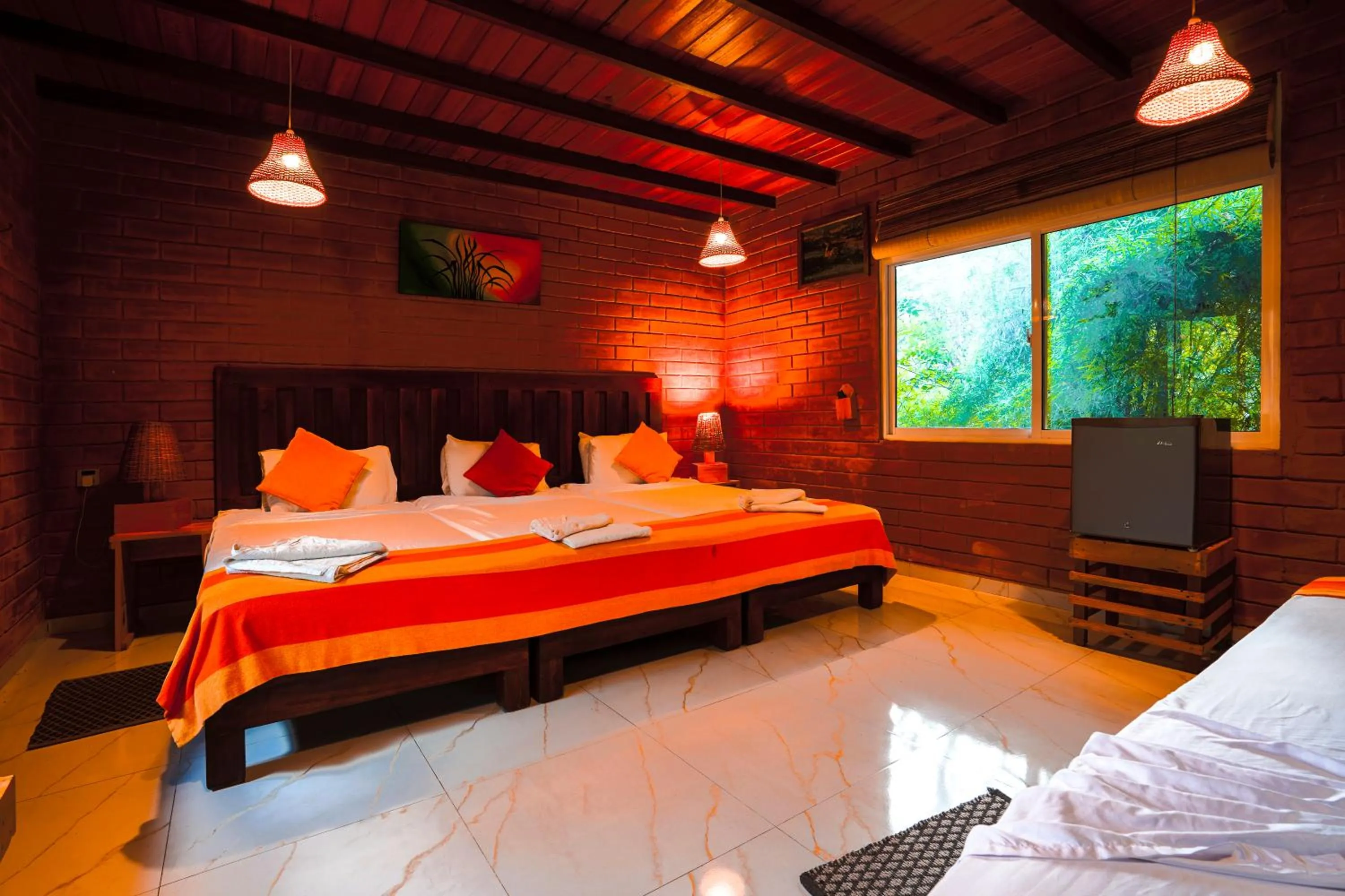 Bed in Safari Lodge Yala