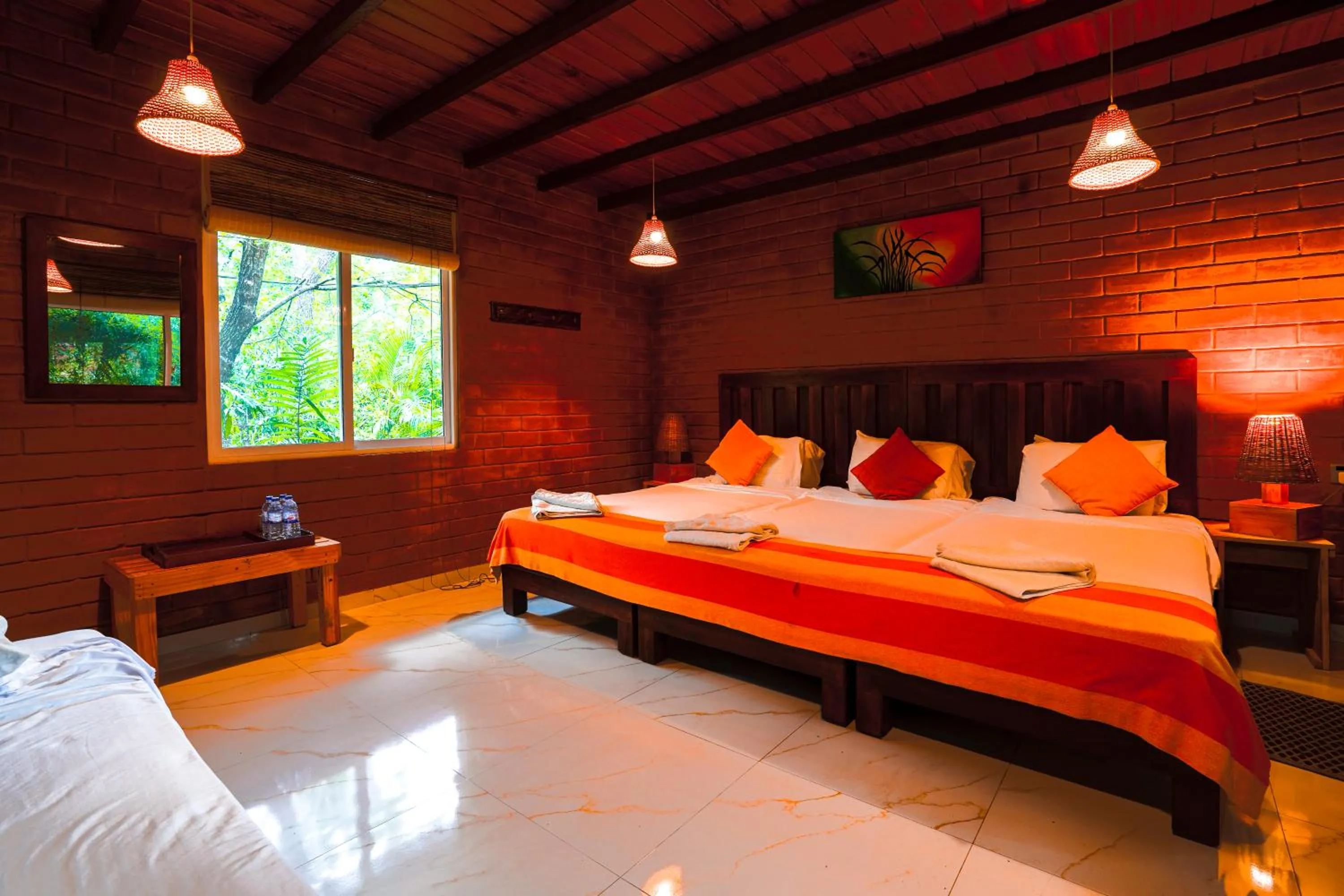 Bed in Safari Lodge Yala
