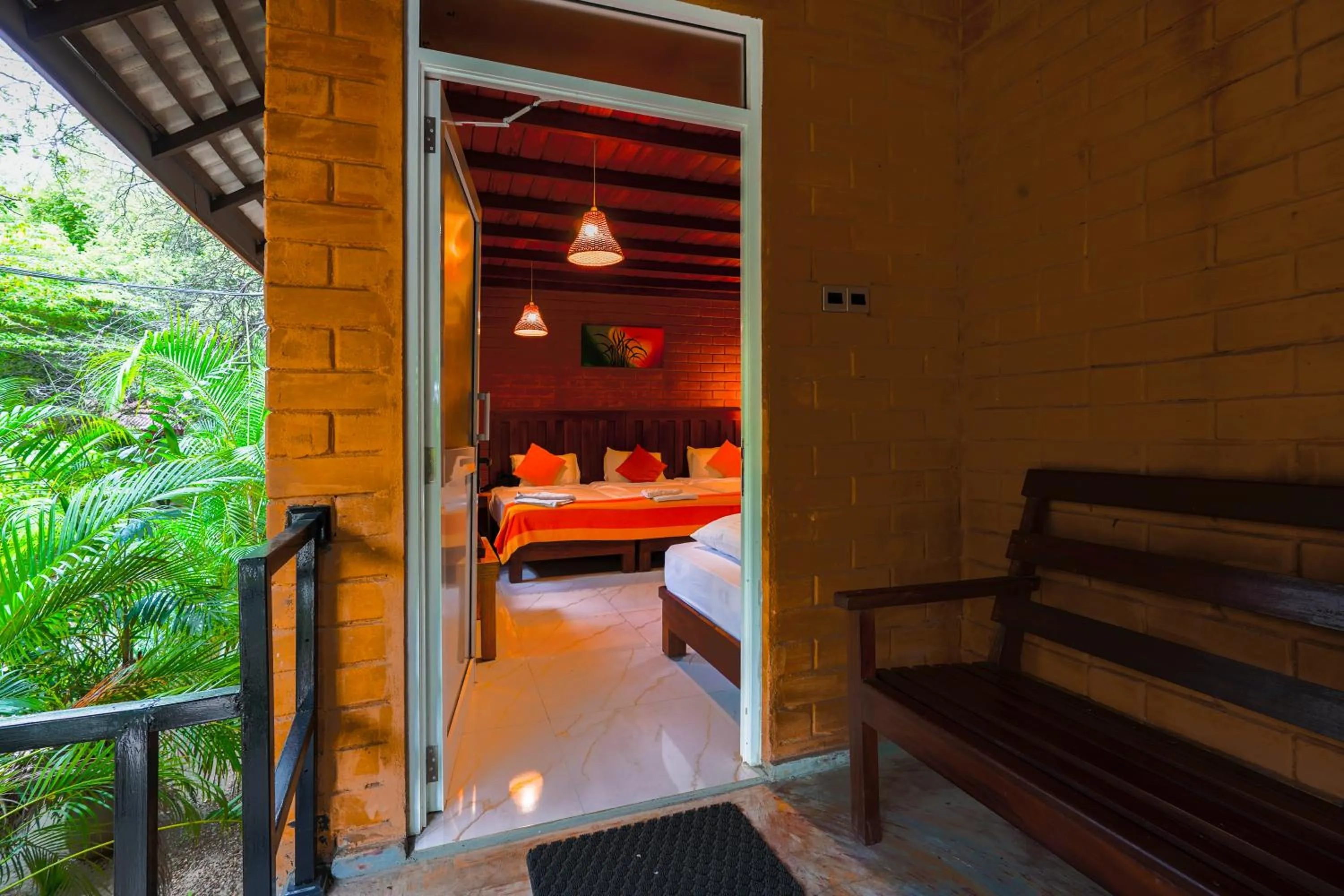 Bed in Safari Lodge Yala