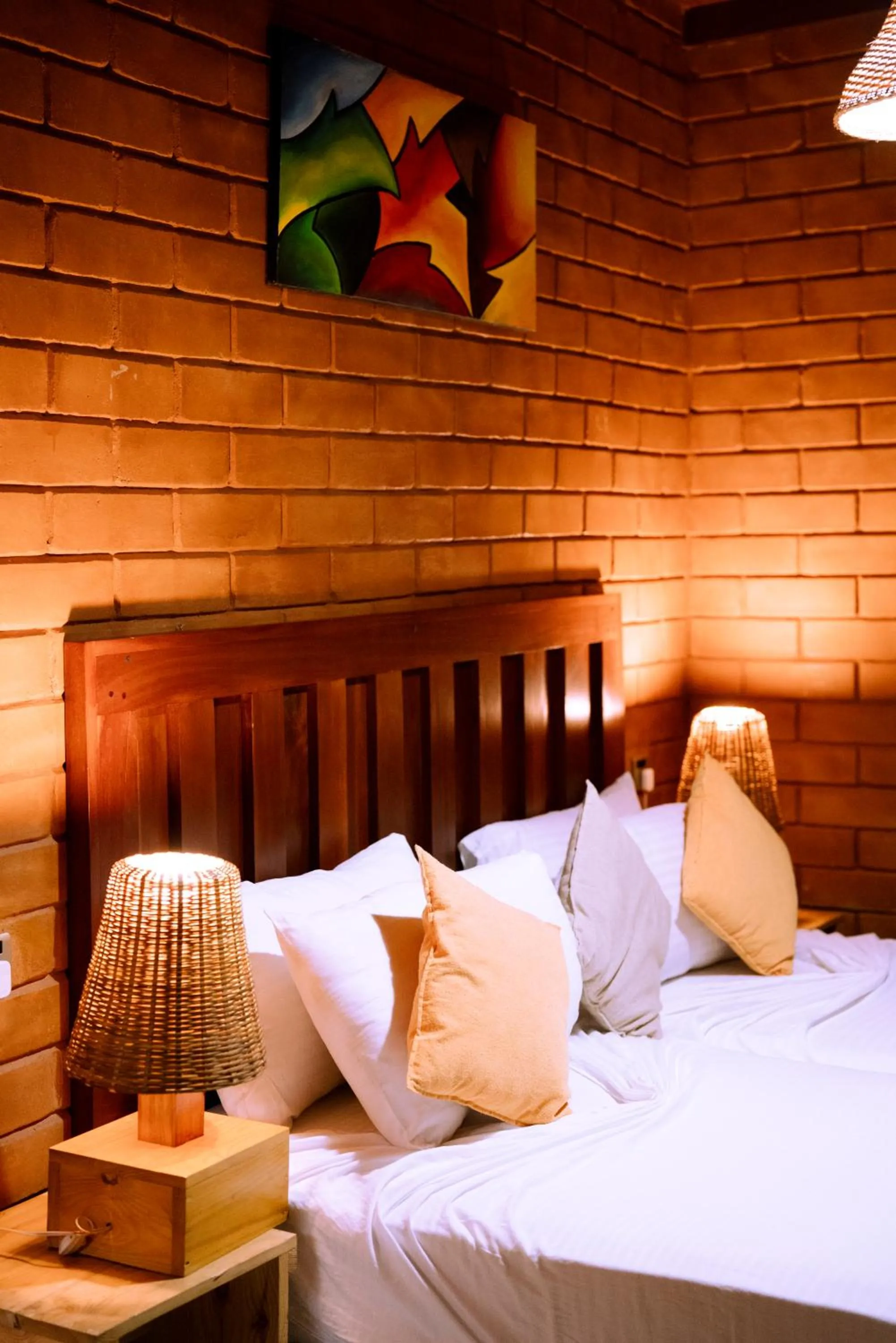 Bed in Safari Lodge Yala