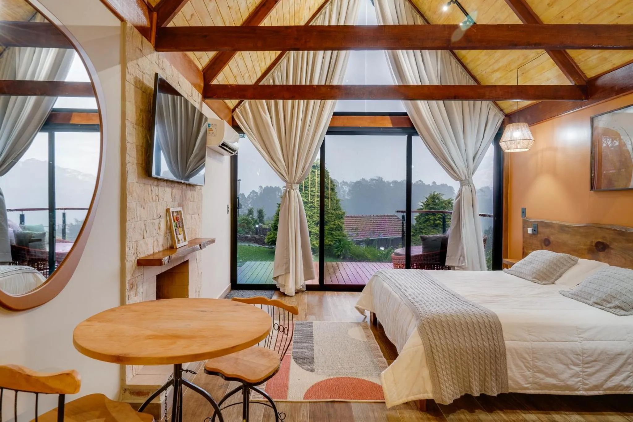 Bed in Pousada das Pedras