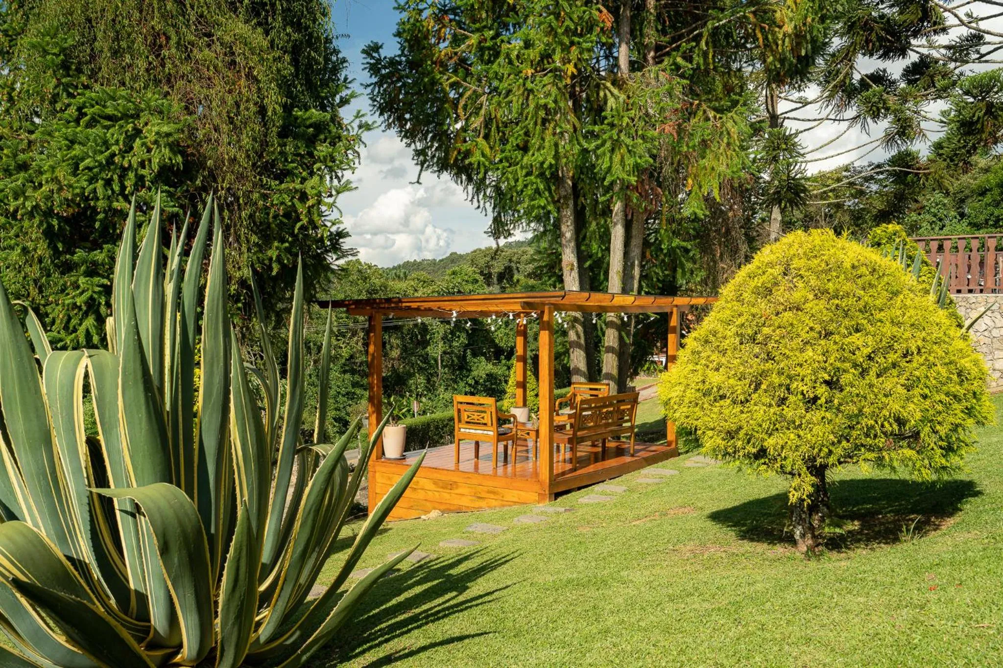 Garden in Pousada das Pedras