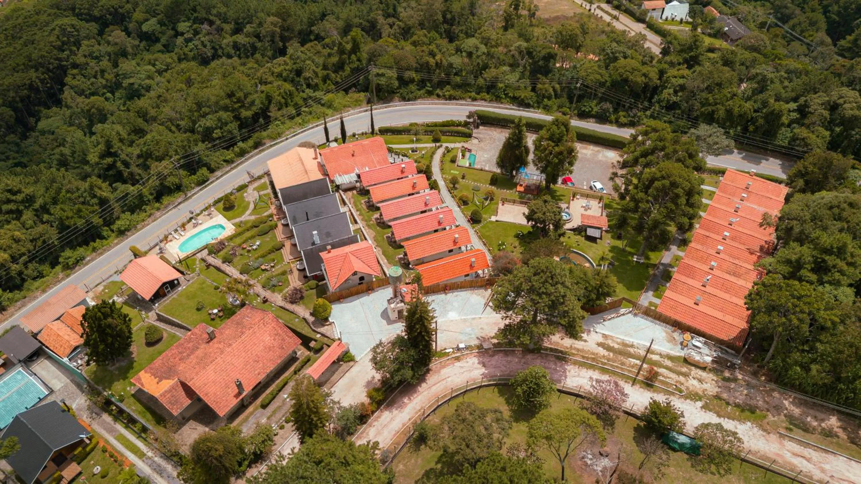 Bird's eye view in Pousada das Pedras