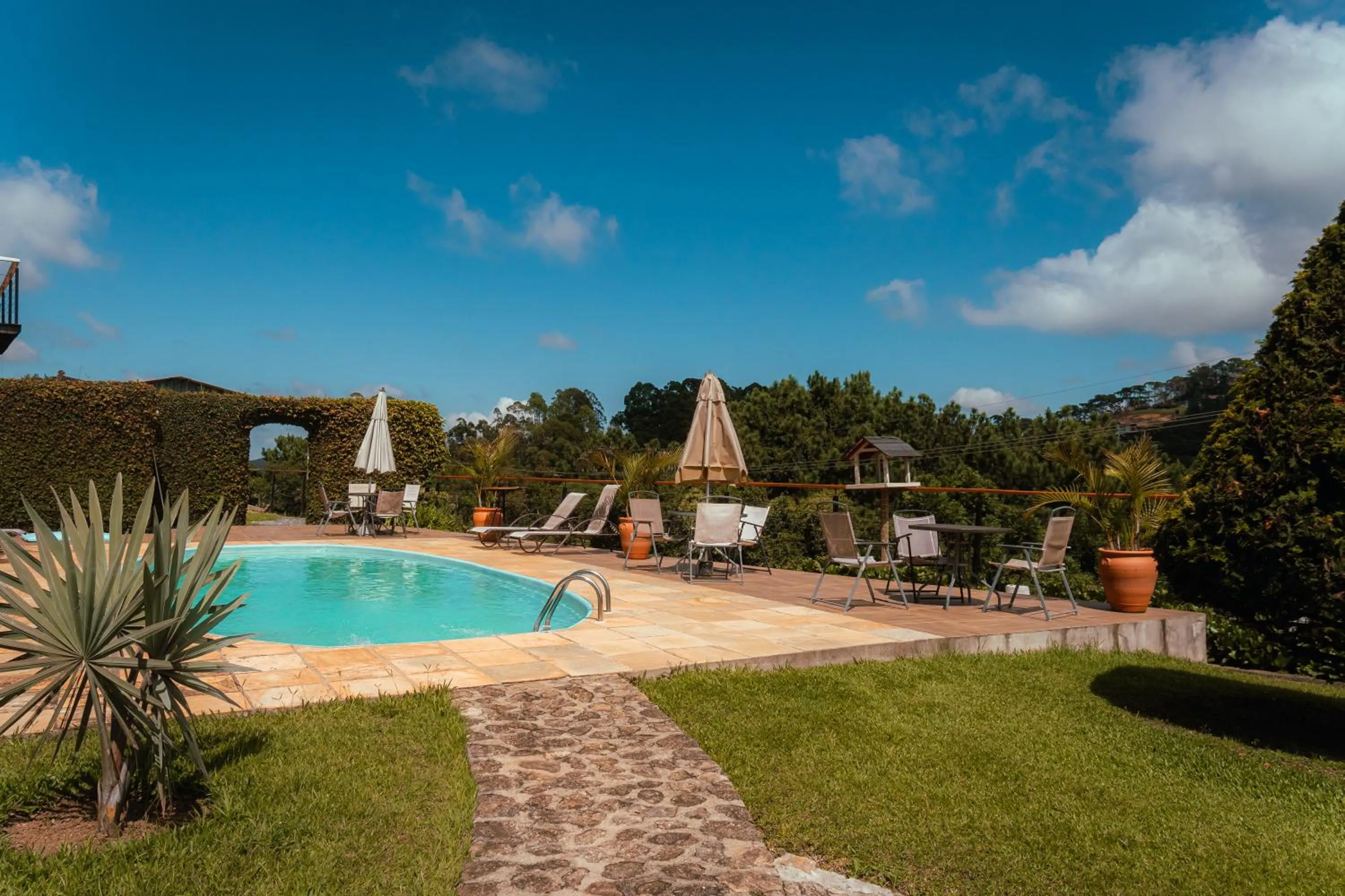 Swimming pool in Pousada das Pedras