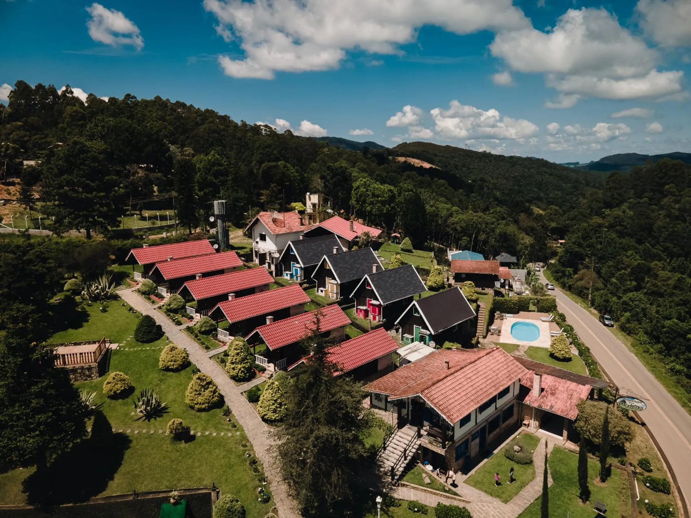 Bird's eye view in Pousada das Pedras