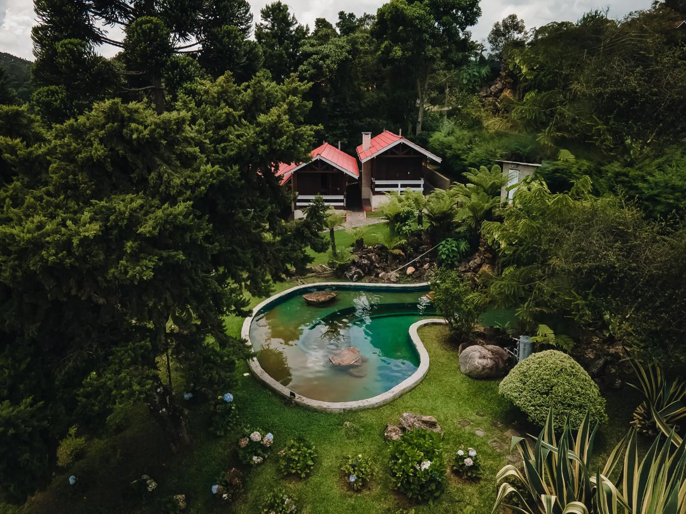 Bird's eye view in Pousada das Pedras