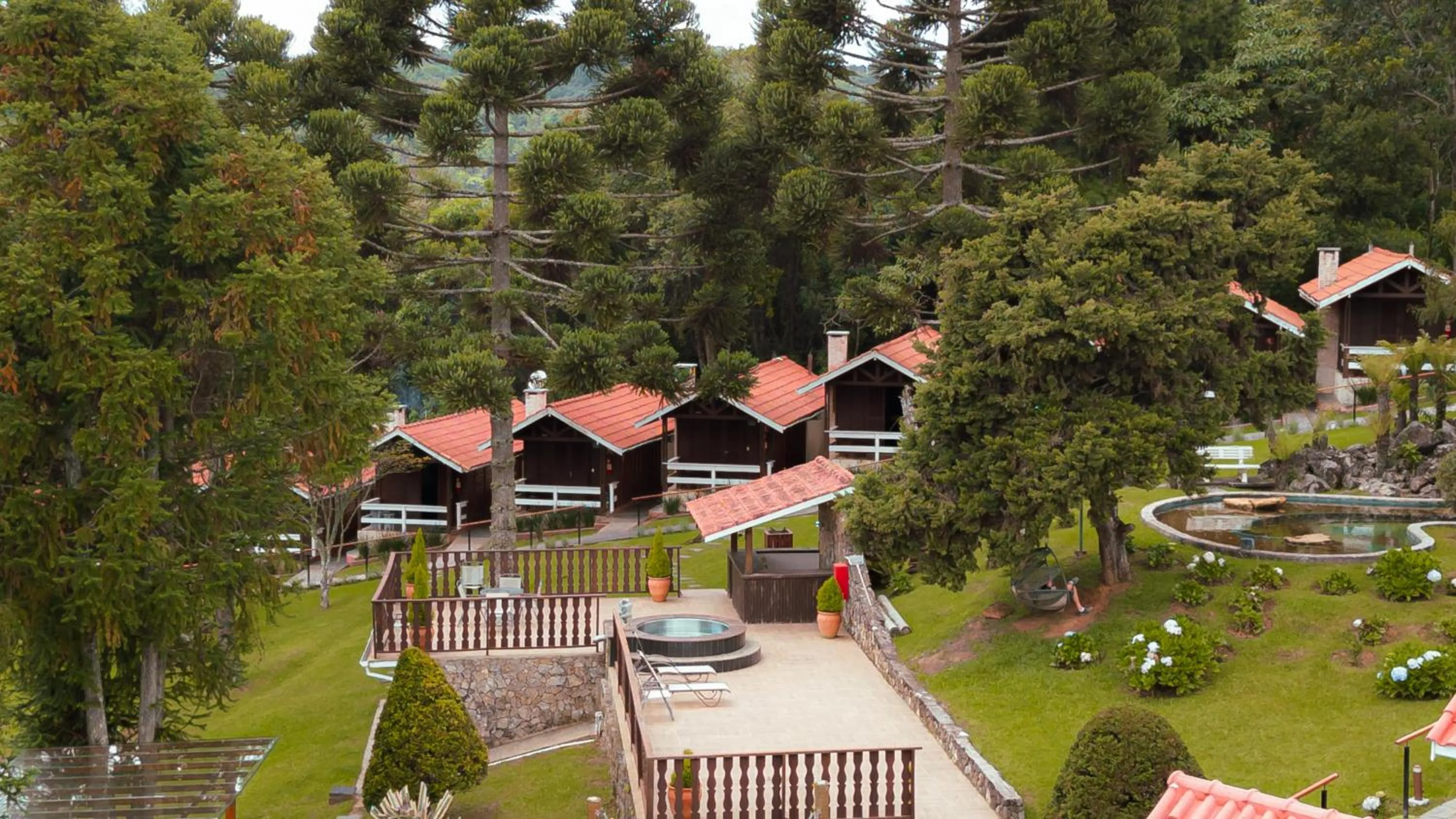Bird's eye view in Pousada das Pedras