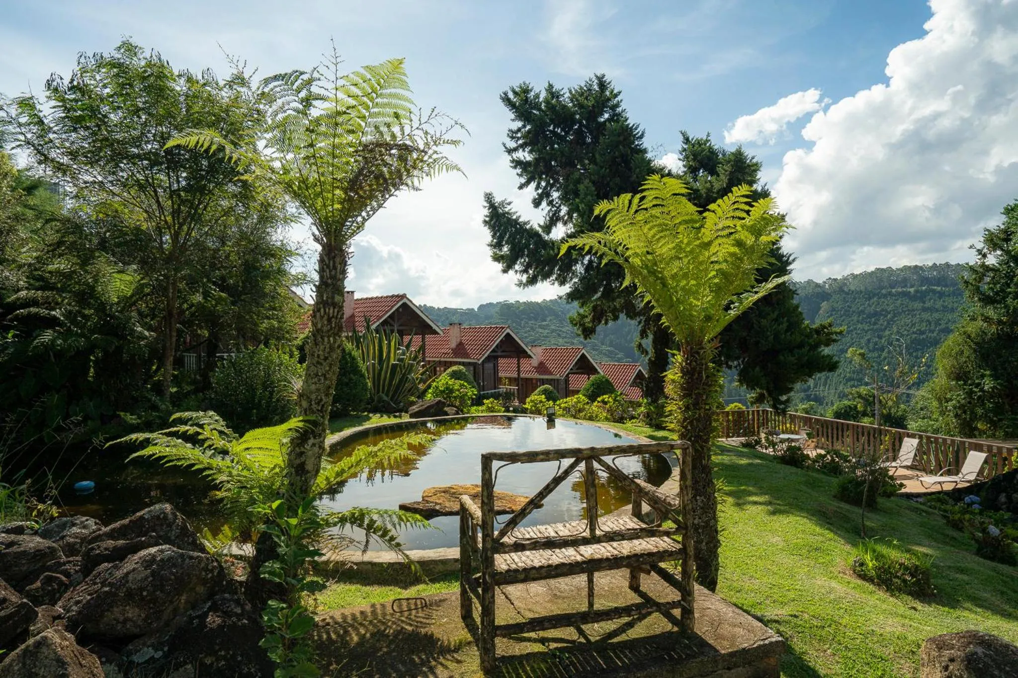 Garden in Pousada das Pedras
