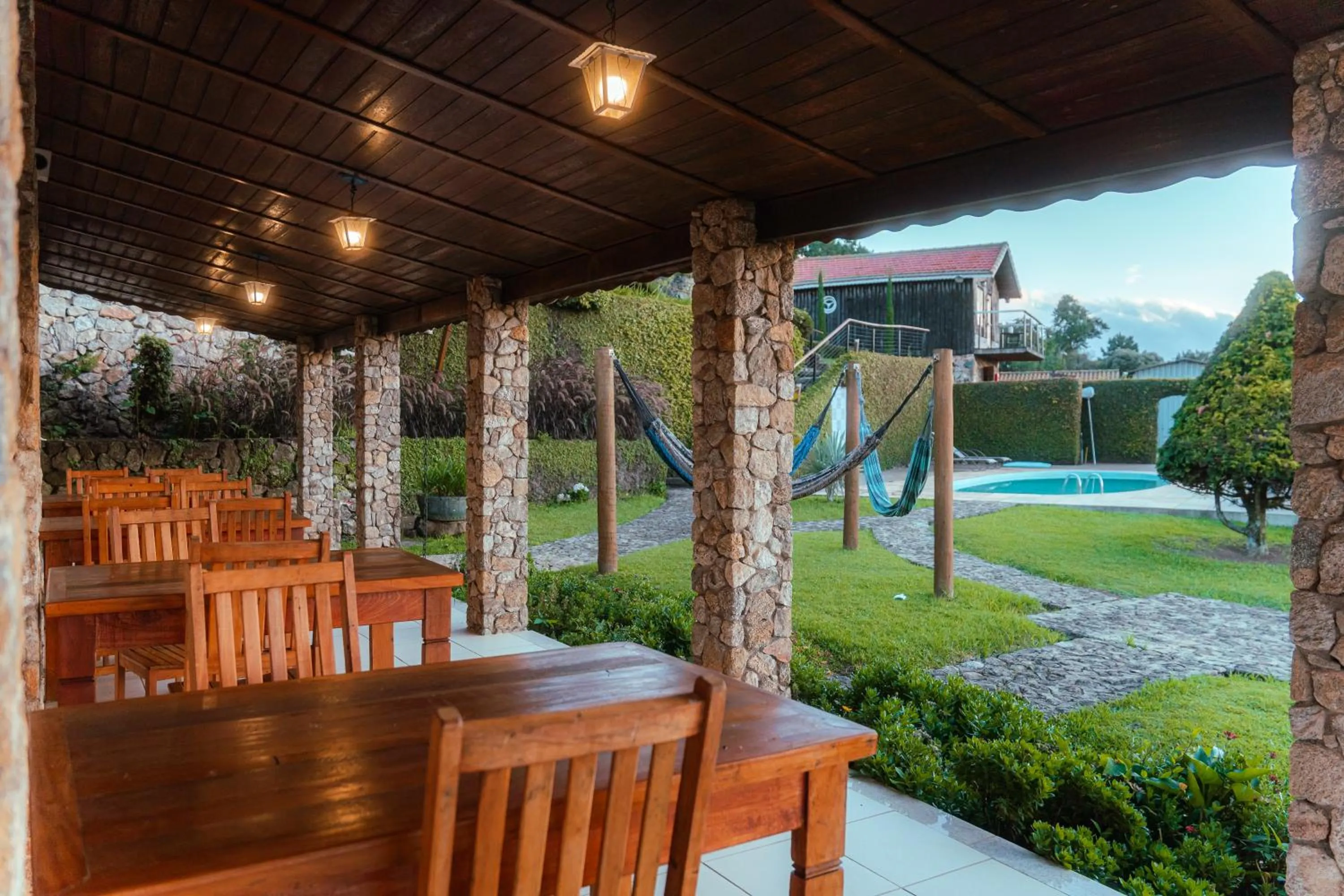 Garden view in Pousada das Pedras