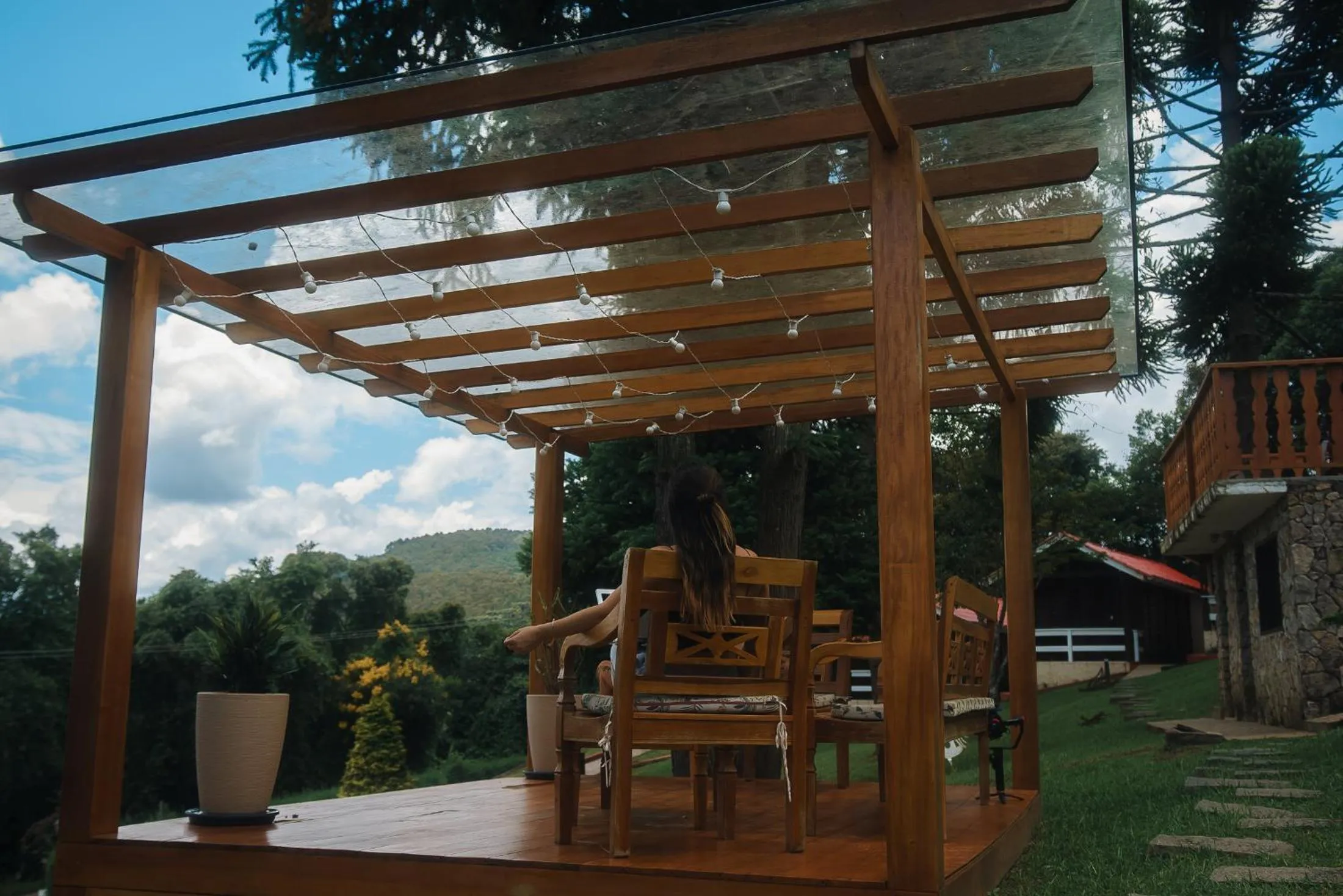 Patio in Pousada das Pedras