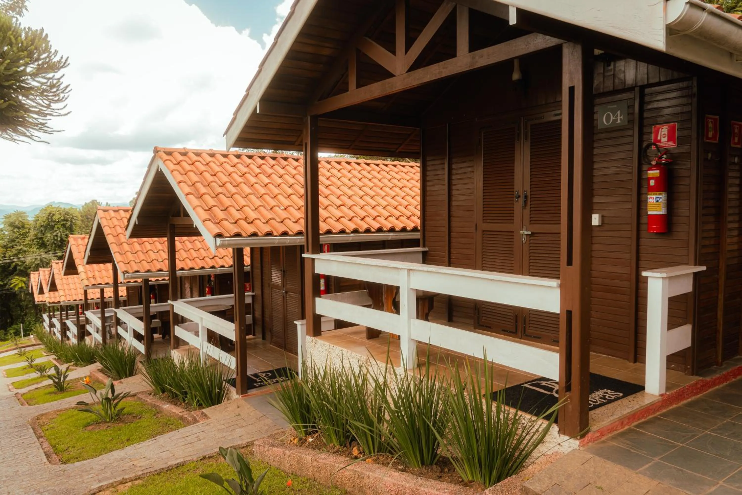 Garden view in Pousada das Pedras
