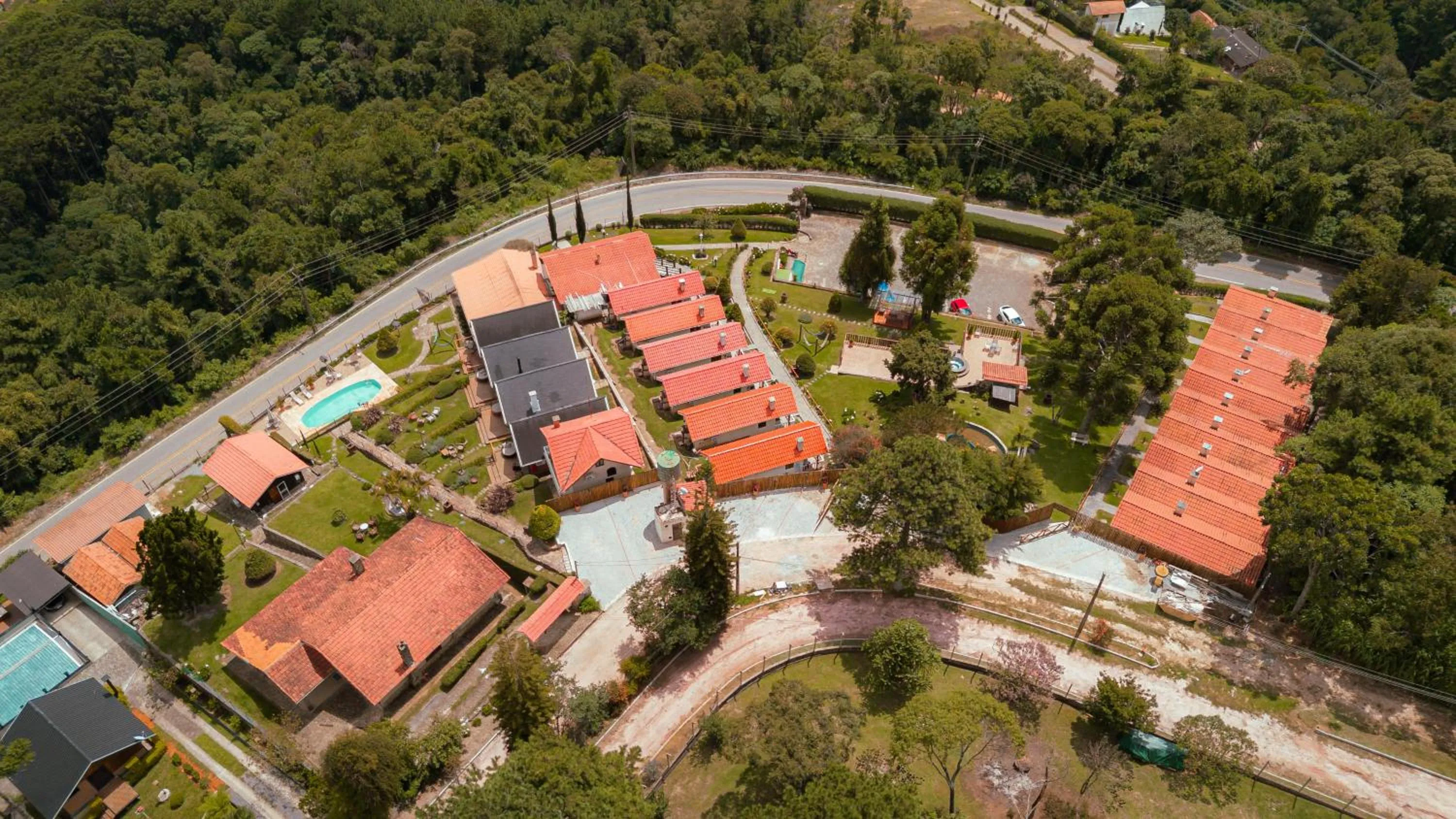 Bird's eye view in Pousada das Pedras
