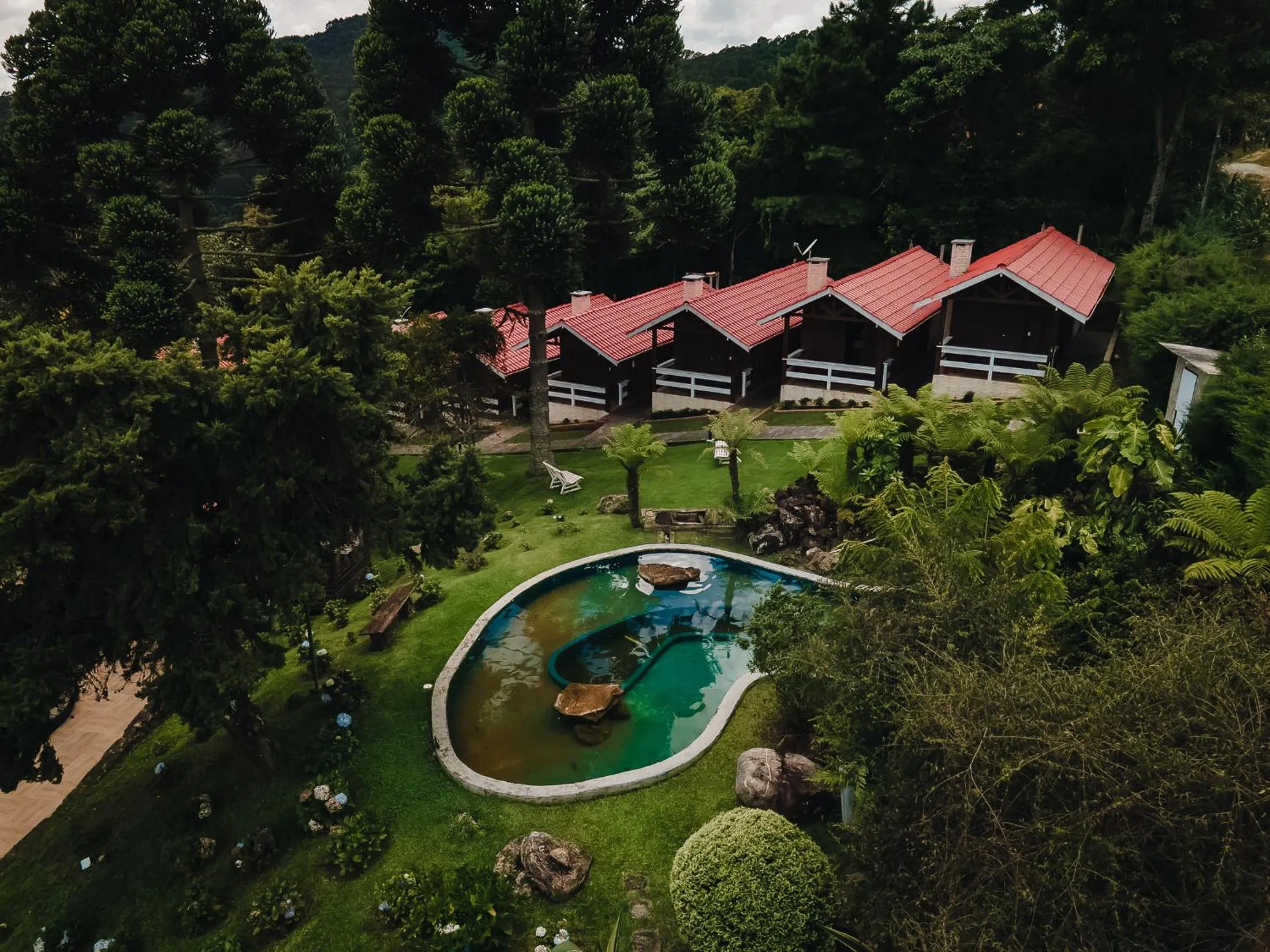 Bird's eye view in Pousada das Pedras