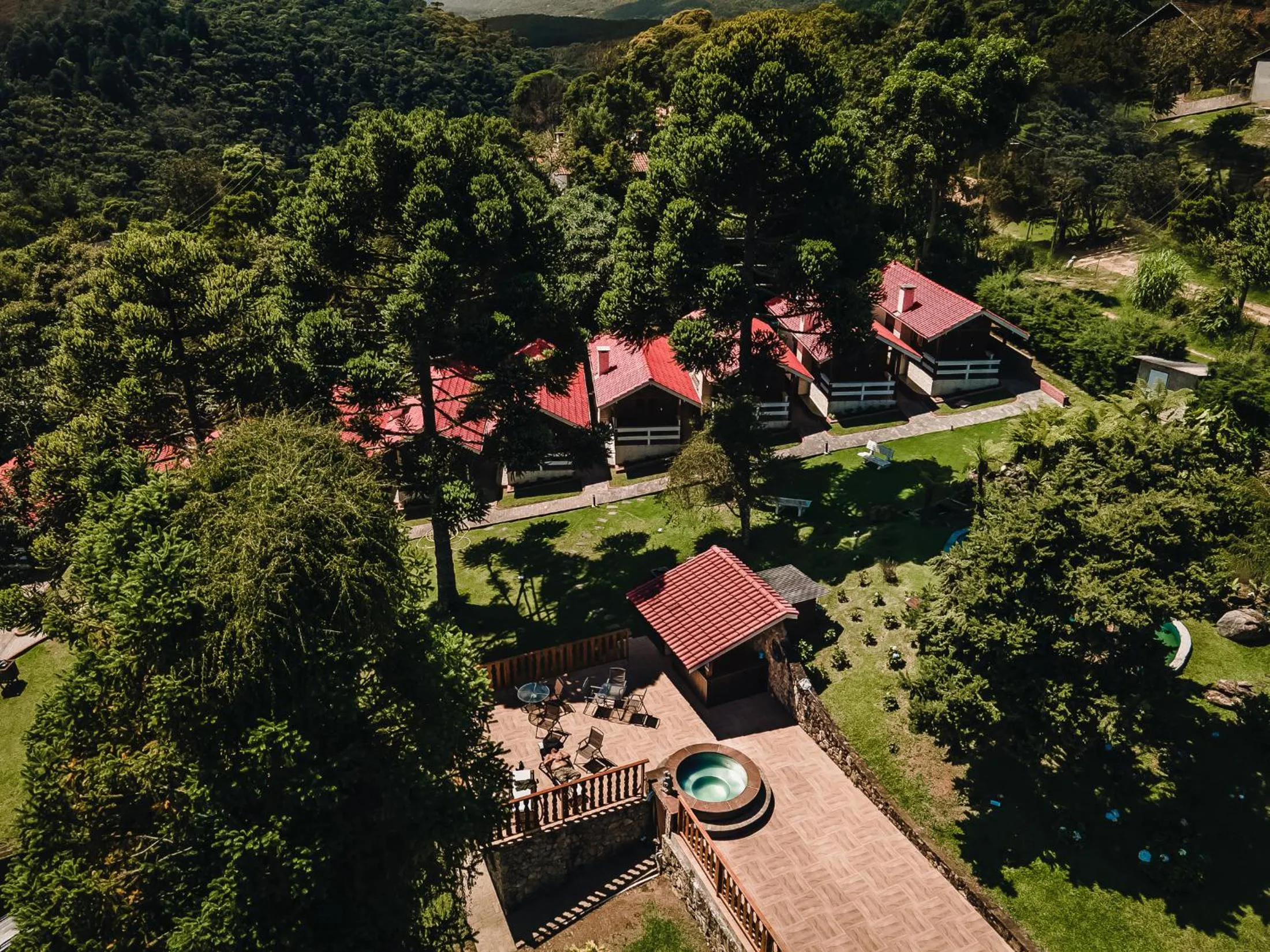 Bird's eye view in Pousada das Pedras