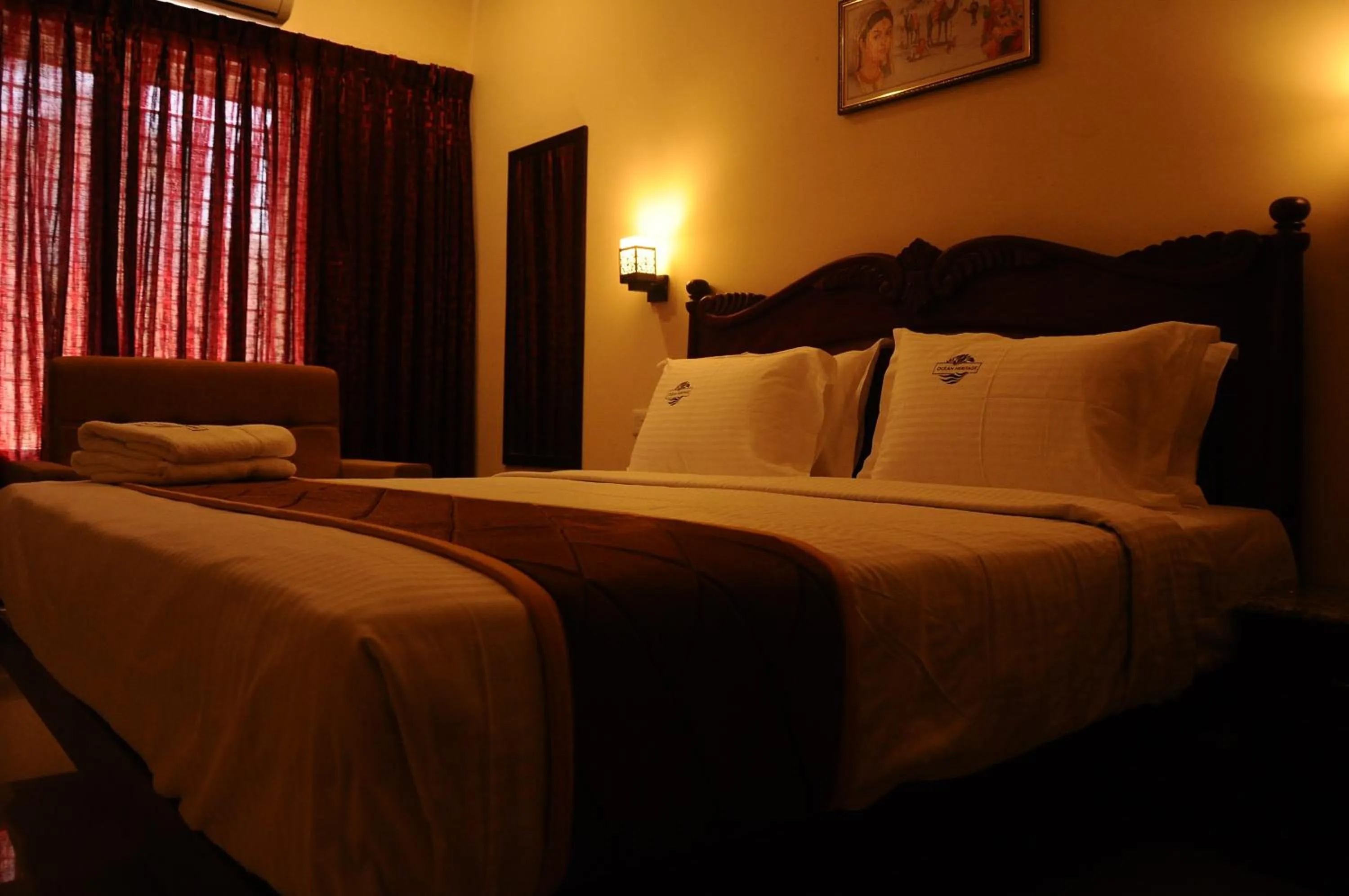 Bed in Hotel Ocean Heritage