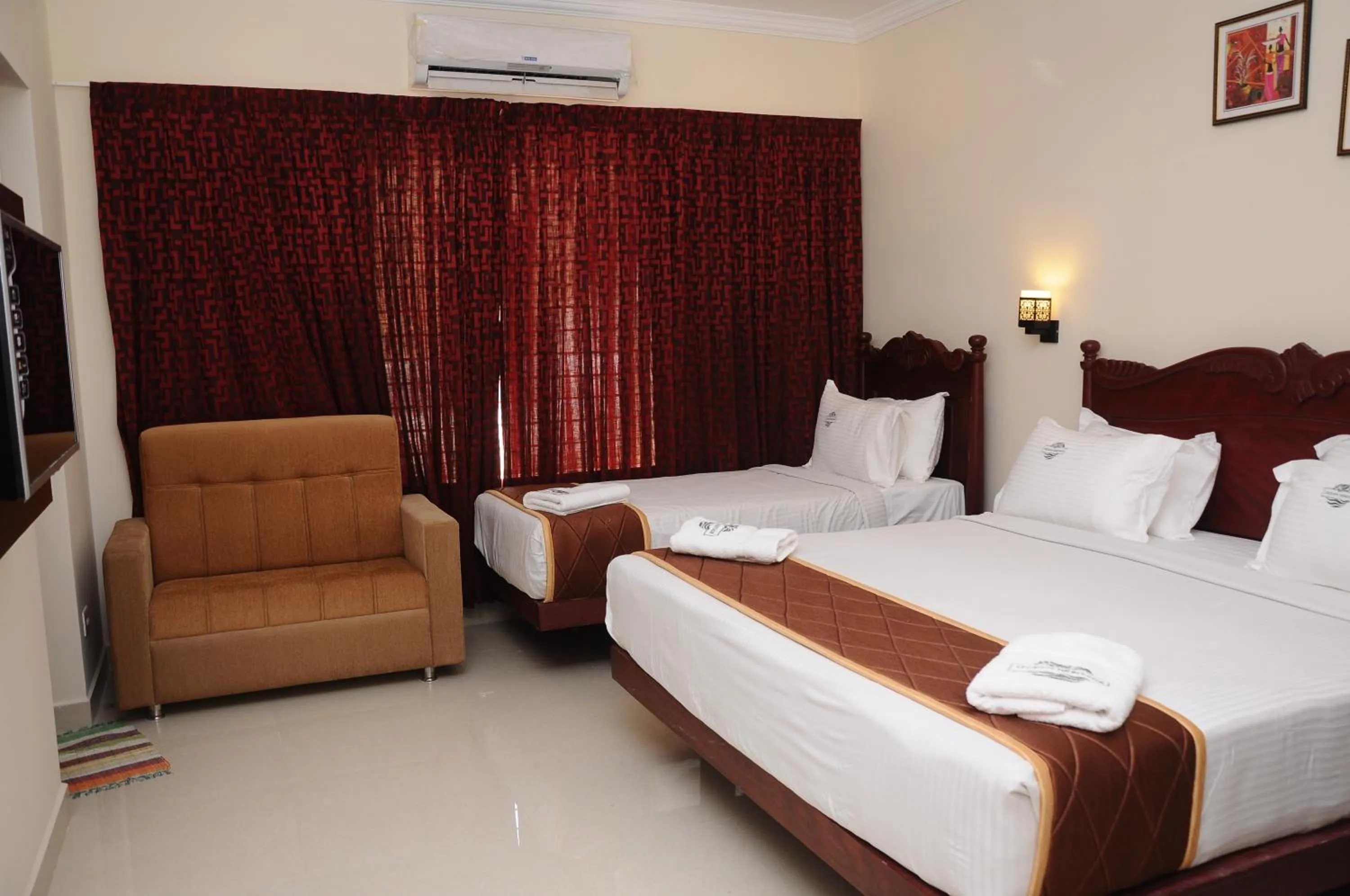 Bed in Hotel Ocean Heritage