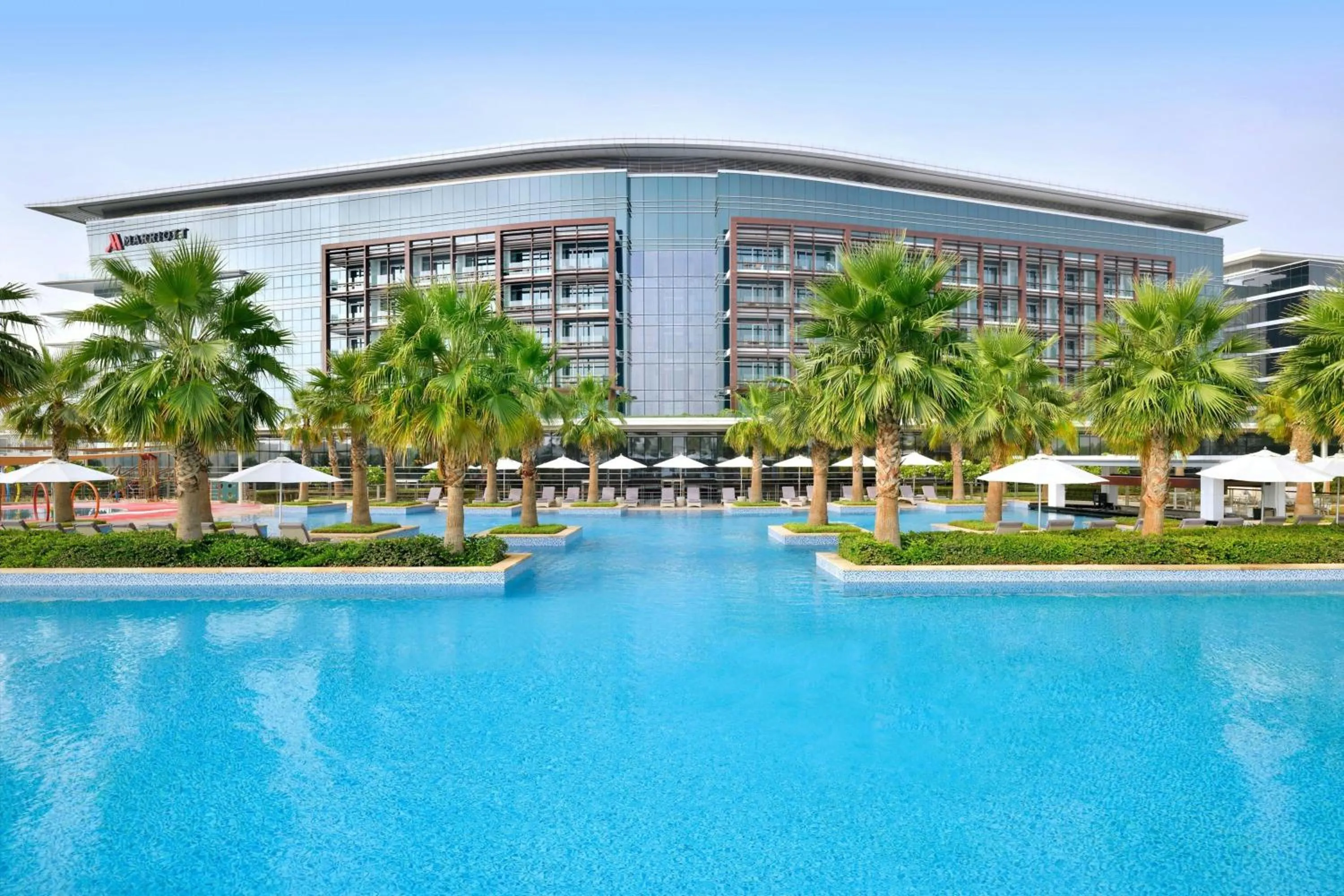 Swimming pool in Marriott Hotel Al Forsan, Abu Dhabi
