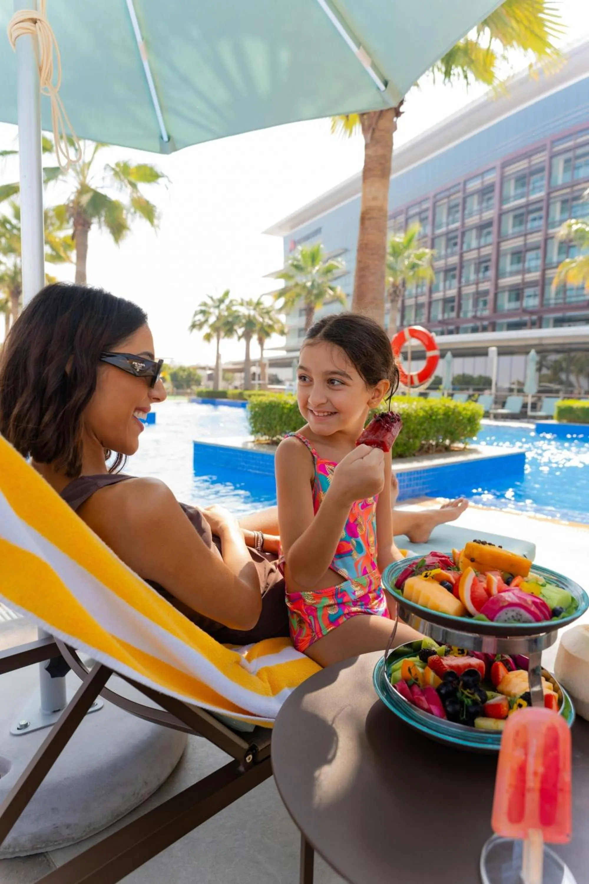 Swimming pool in Marriott Hotel Al Forsan, Abu Dhabi